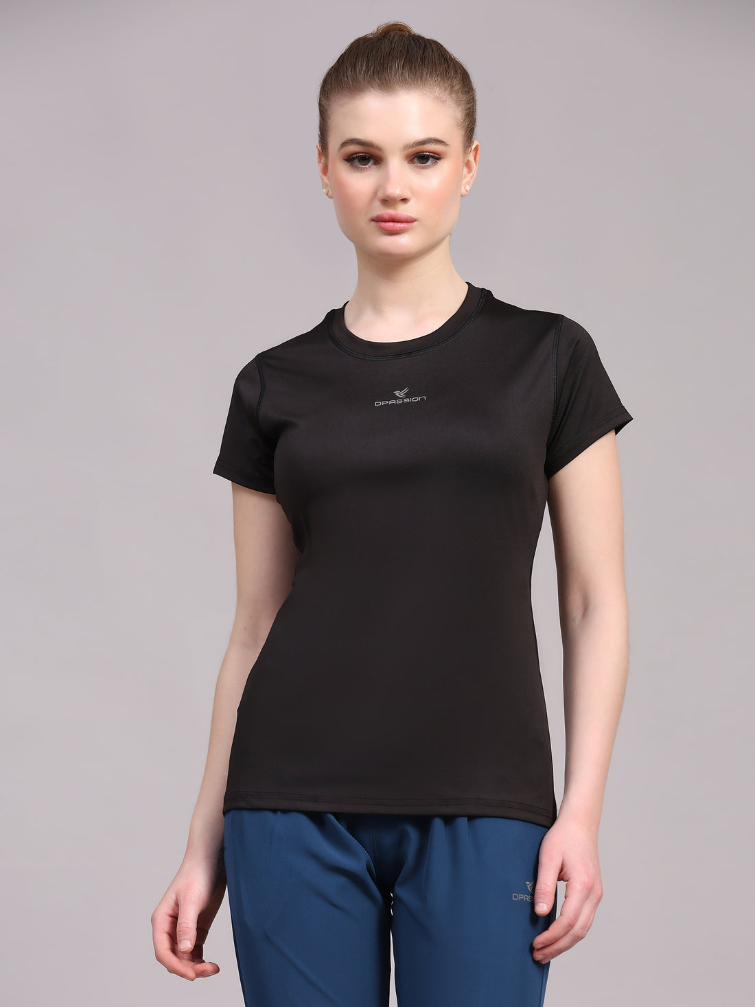 Womens 4 Way Lycra T Shirt Wholesale India | 190 GSM - DPASSION.COM