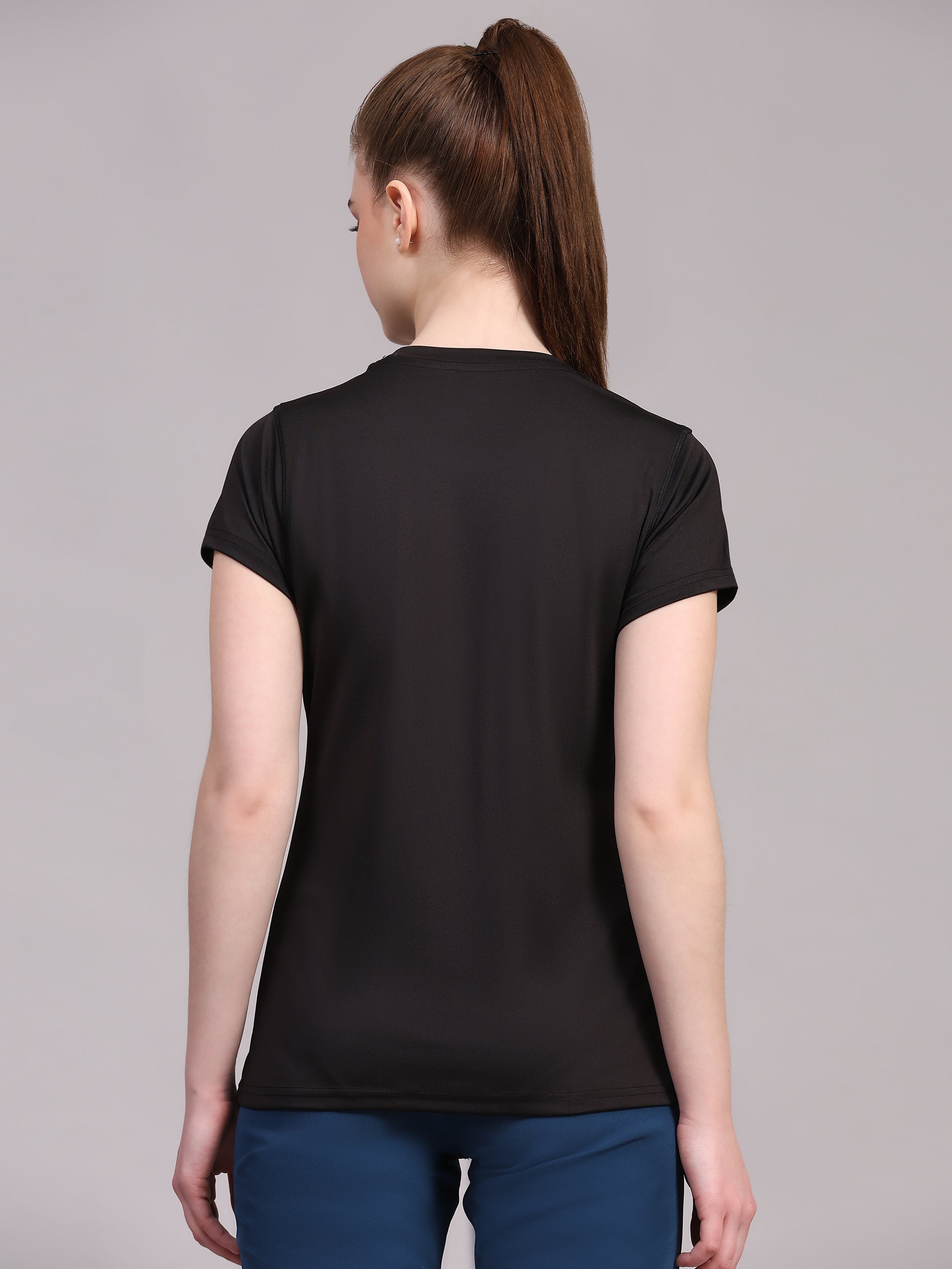 Womens 4 Way Lycra T Shirt Wholesale India | 190 GSM - DPASSION.COM