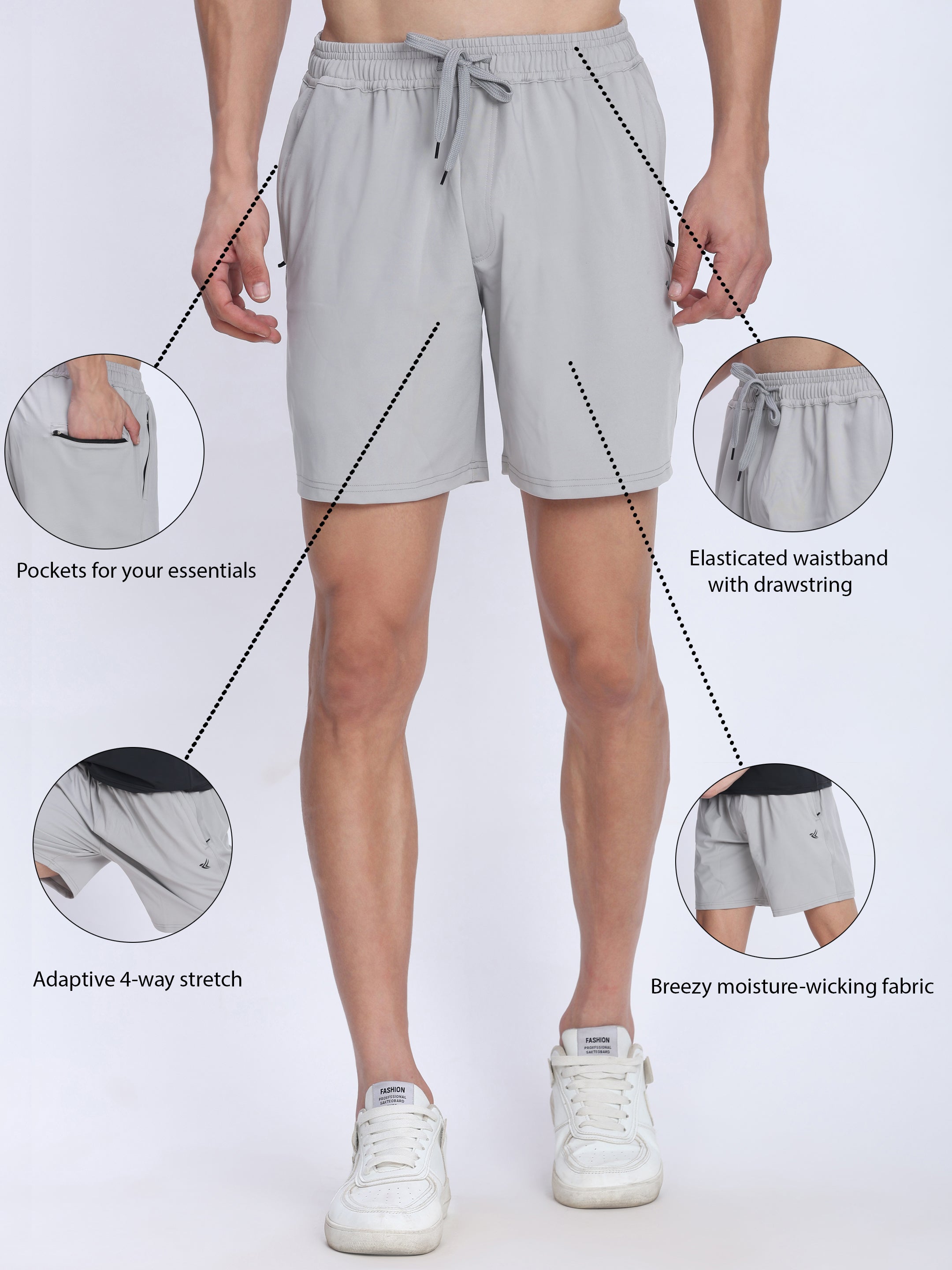 Mens Athletic Shorts Wholesale | 4 Way Stretch | Dpassion - DPASSION.COM
