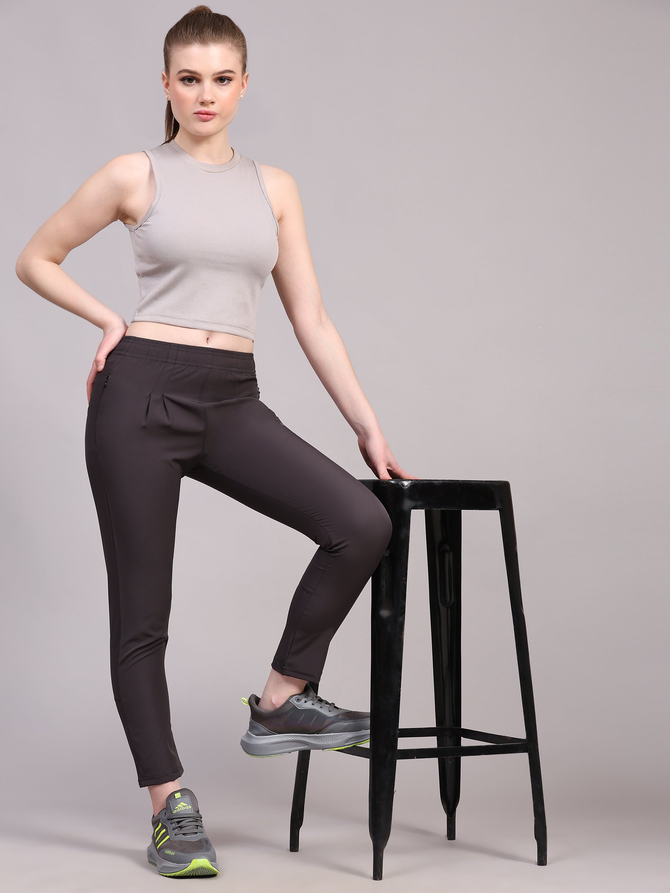 Womens NS Lycra Track Pants Wholesale India | 150 GSM - DPASSION.COM