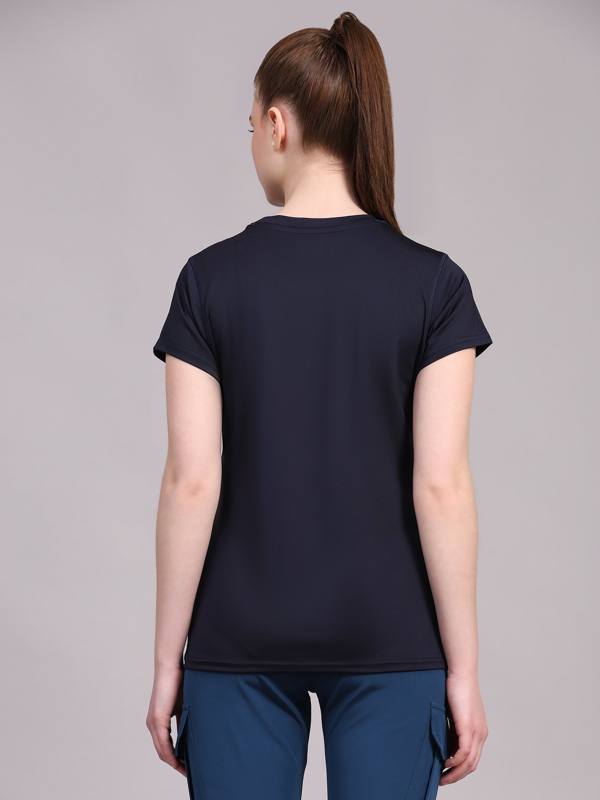 Womens 4 Way Lycra T Shirt Wholesale India | 190 GSM - DPASSION.COM
