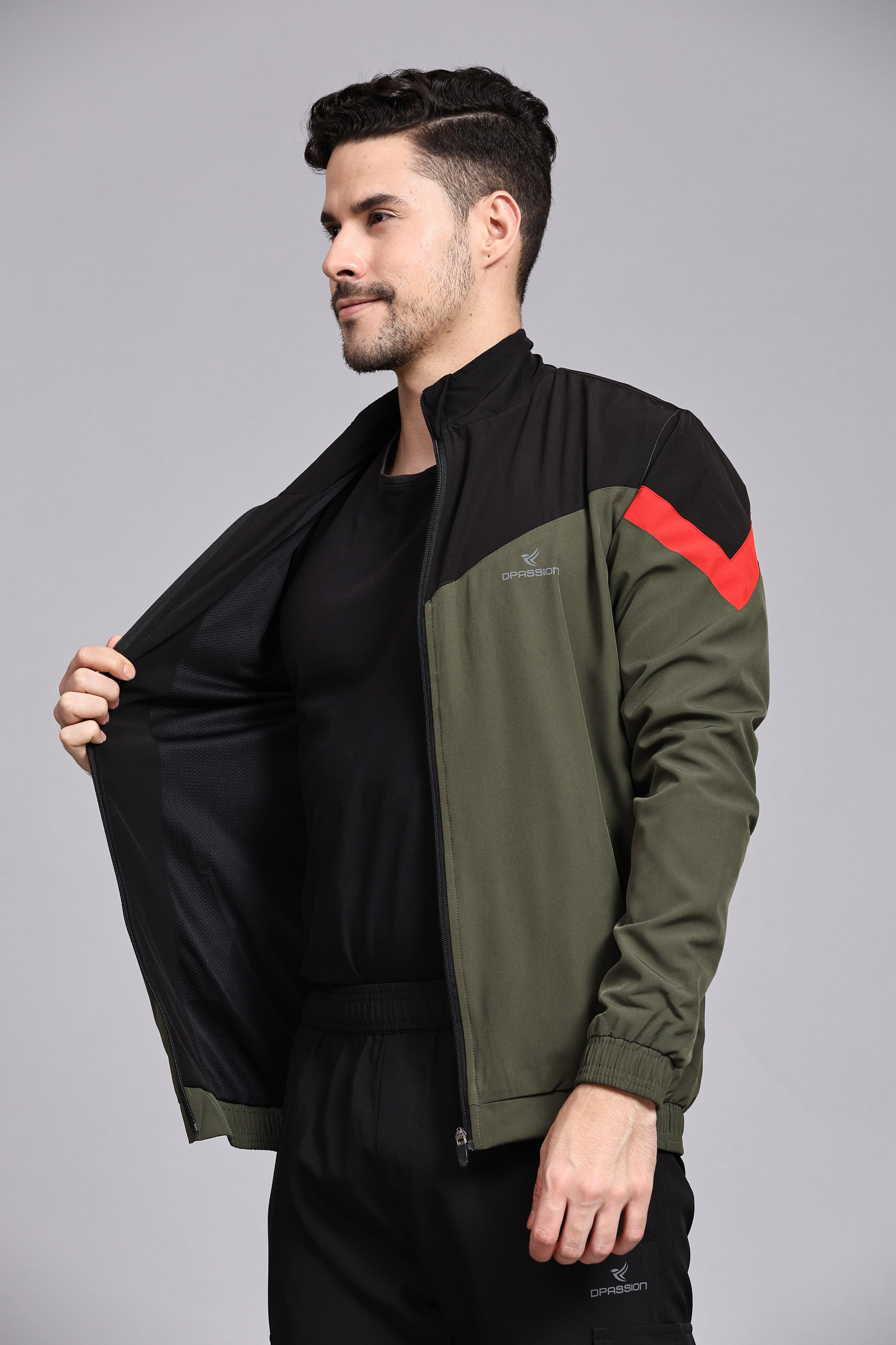 Men's Athletic Jacket with Breathable Mesh Lining for Ultimate Performance - DPASSION.COM