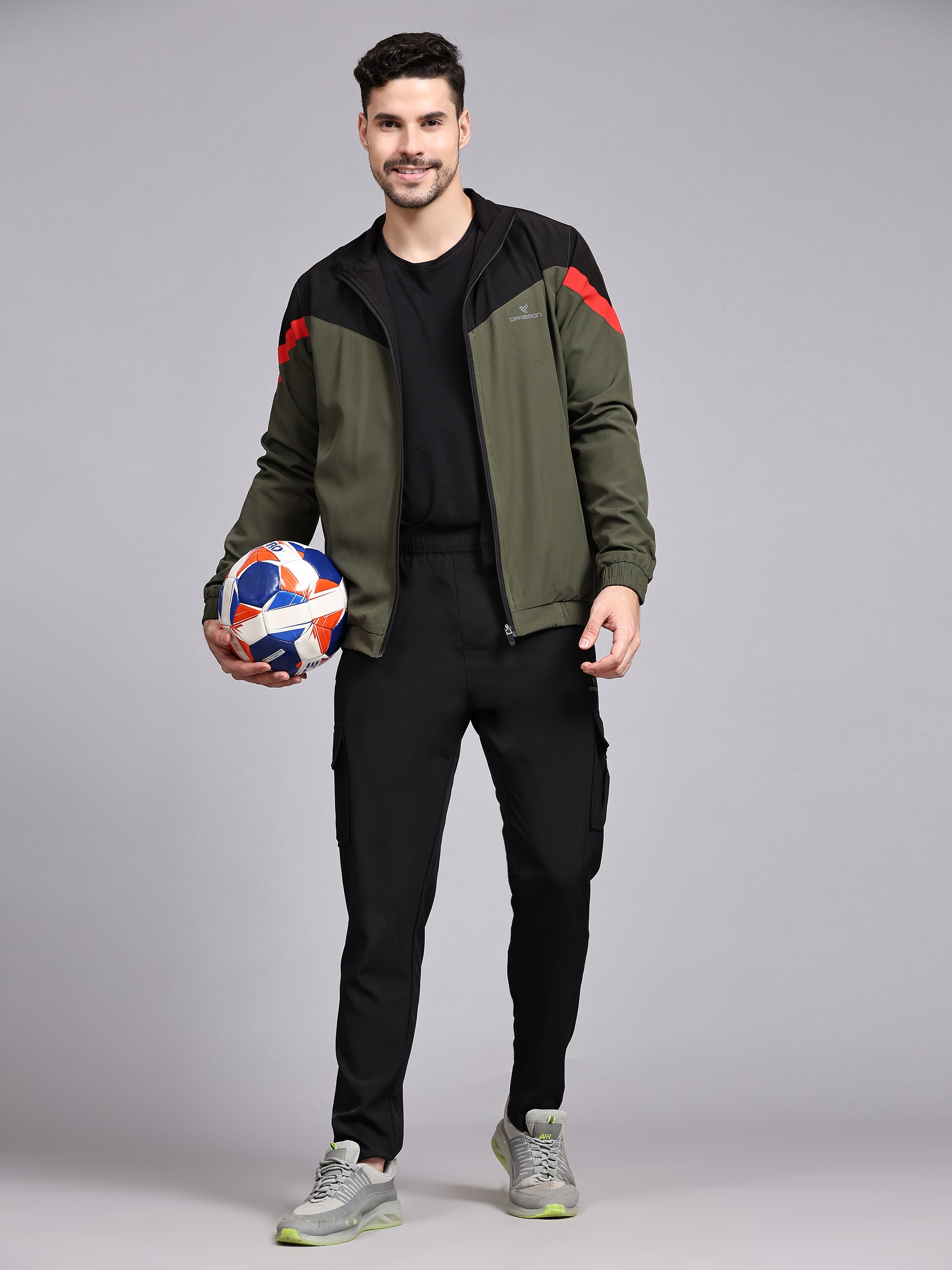 Men's Athletic Jacket with Breathable Mesh Lining for Ultimate Performance - DPASSION.COM