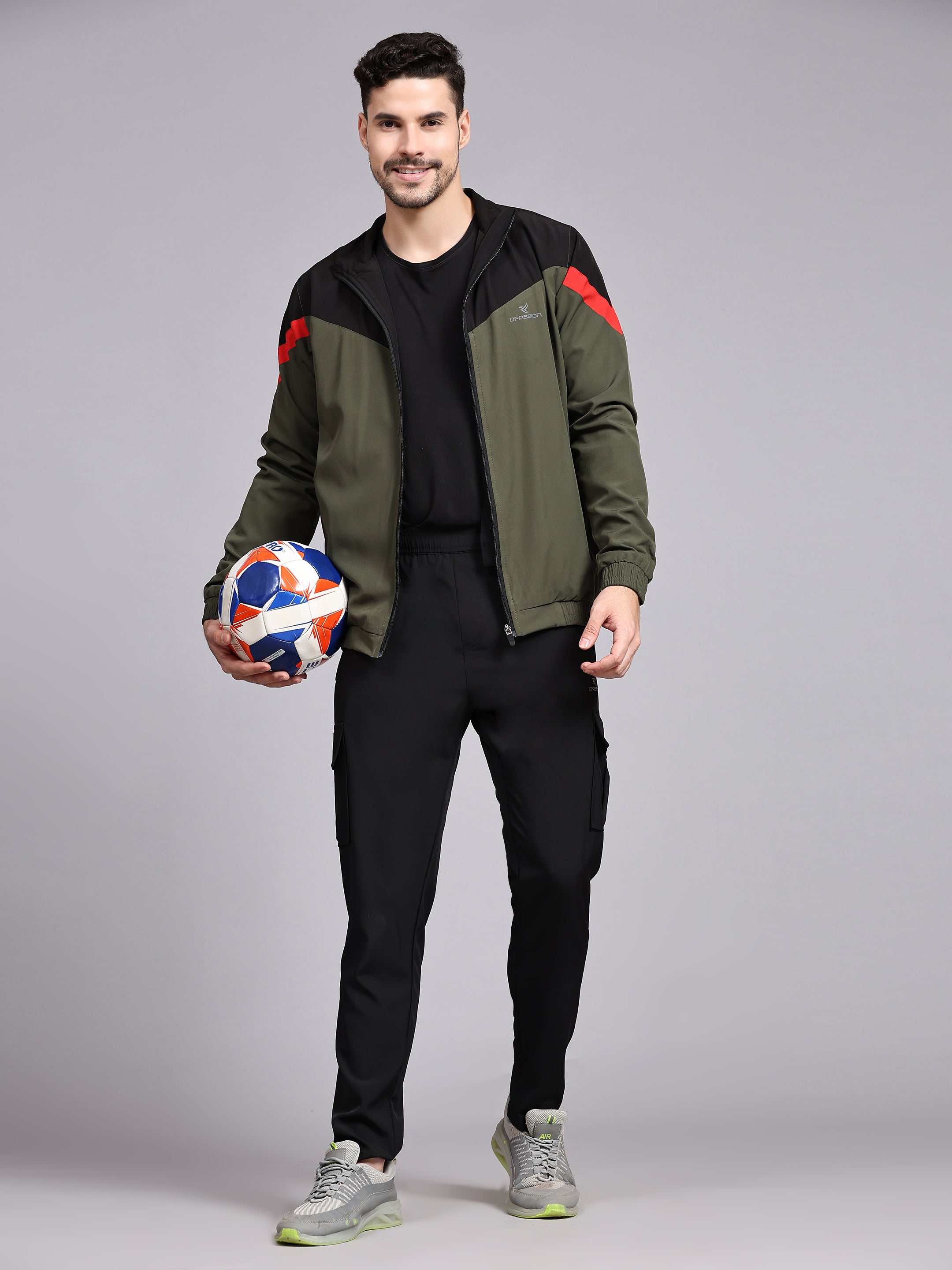 Men's Athletic Jacket with Breathable Mesh Lining for Ultimate Performance - DPASSION.COM