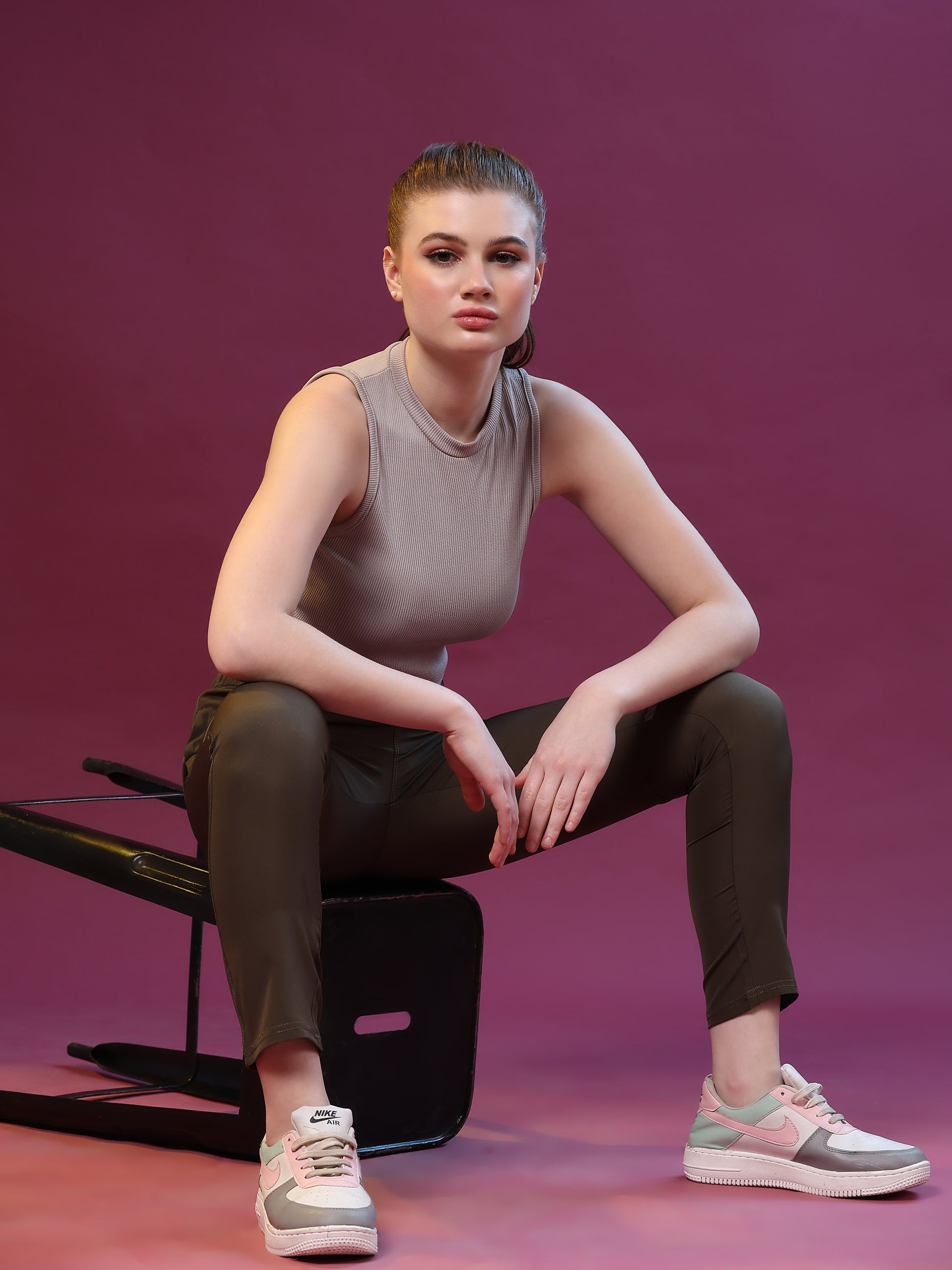 Womens NS Lycra Gym Track Pants Wholesale India - DPASSION.COM