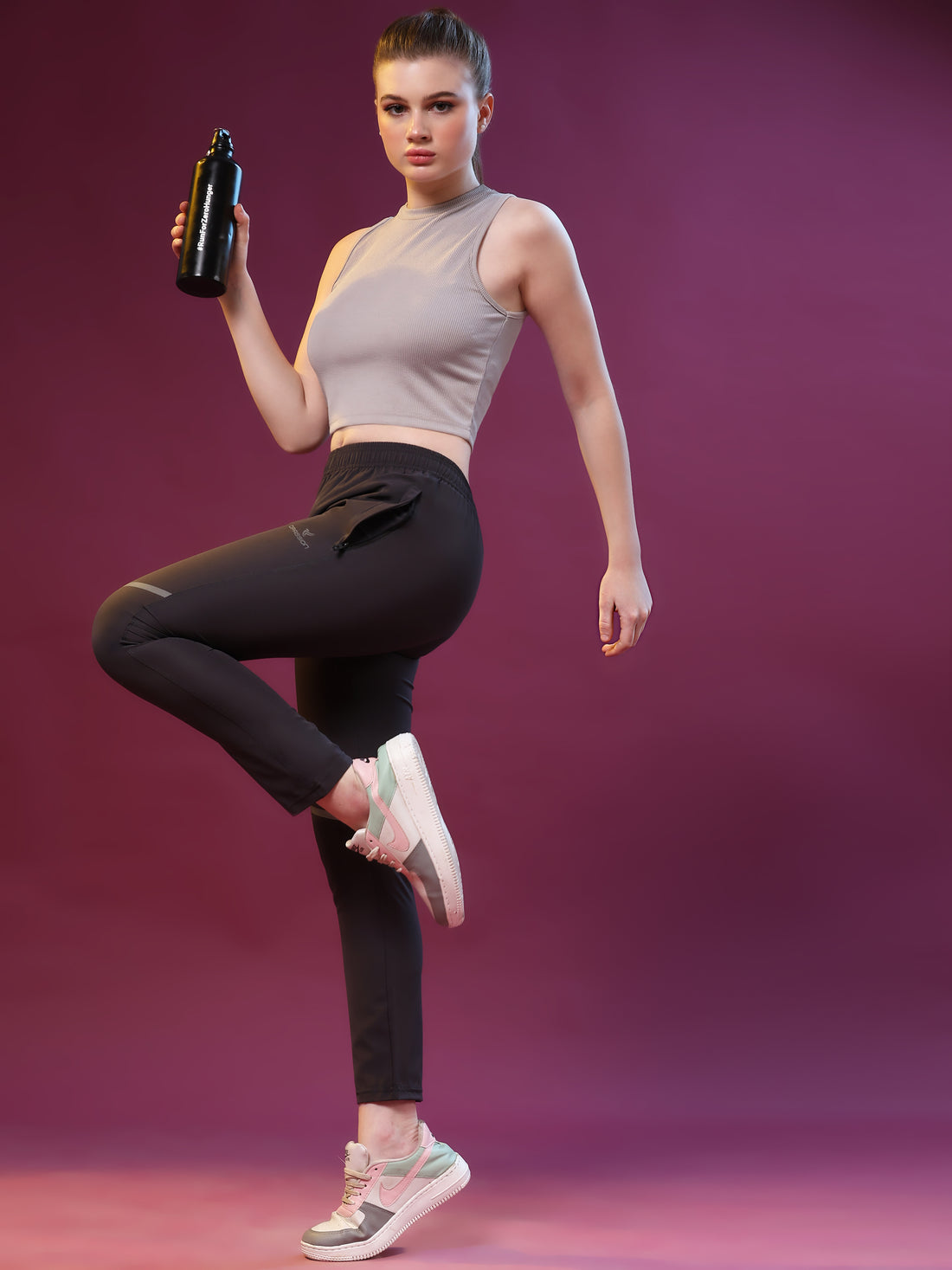 Womens NS Lycra Gym Track Pants Wholesale India - DPASSION.COM