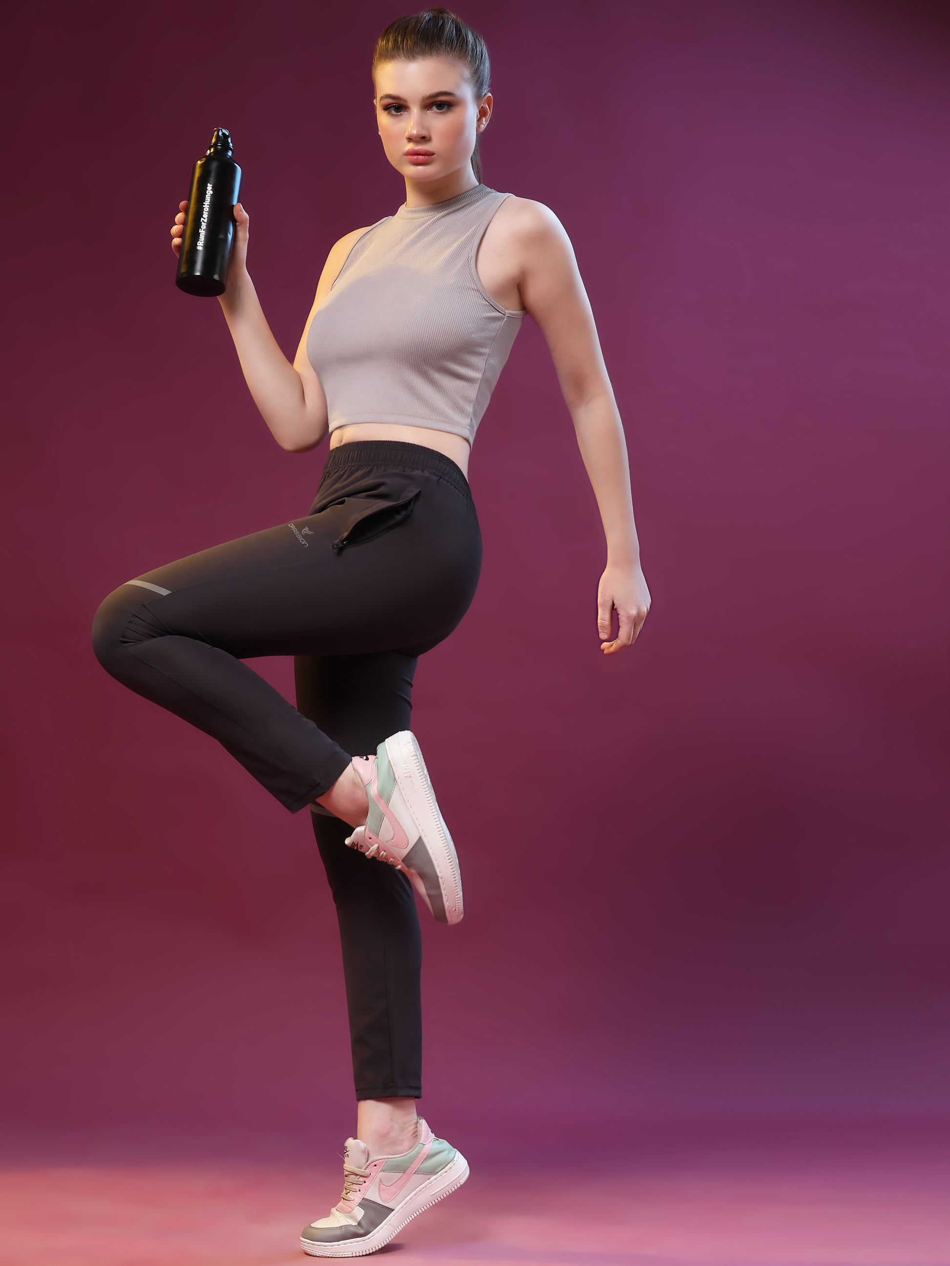 Womens NS Lycra Gym Track Pants Wholesale India - DPASSION.COM