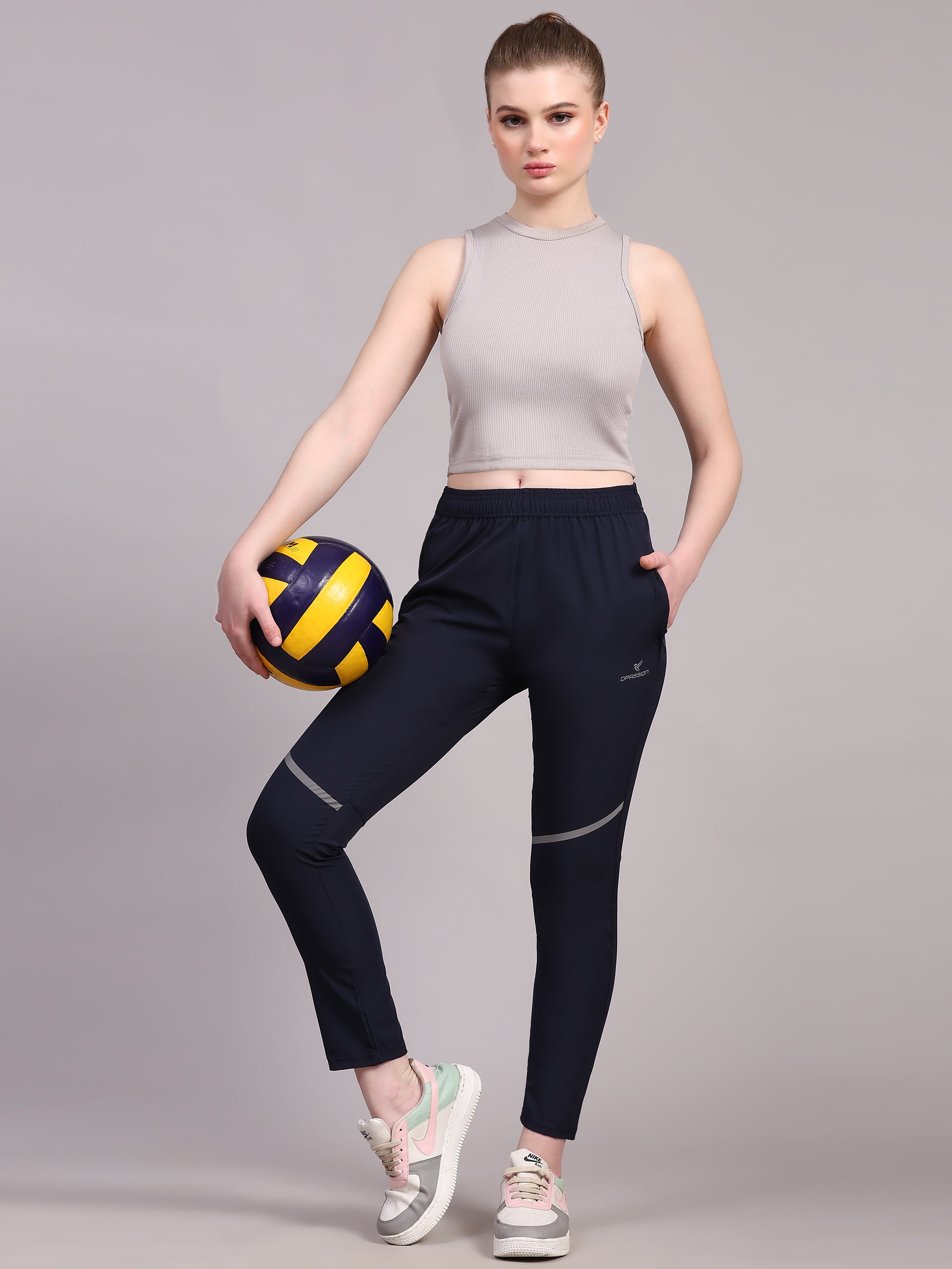 Womens NS Lycra Gym Track Pants Wholesale India - DPASSION.COM