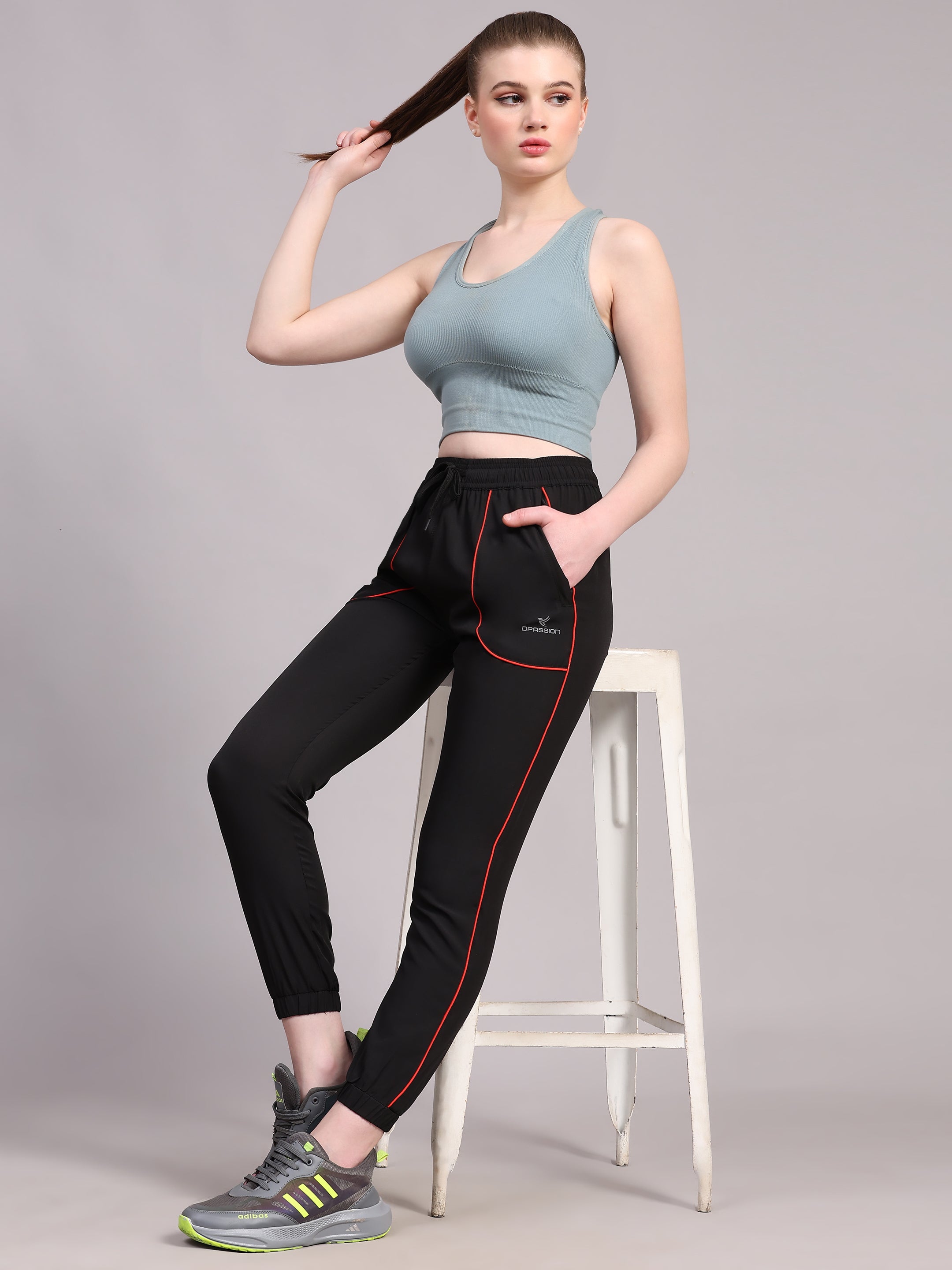Womens NS Lycra Running Track Pants Wholesale India - DPASSION.COM