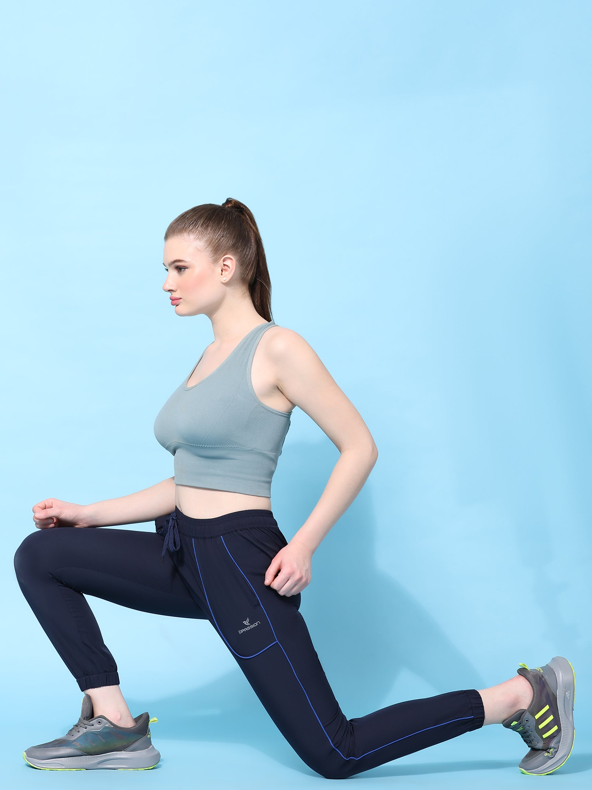Womens NS Lycra Running Track Pants Wholesale India - DPASSION.COM