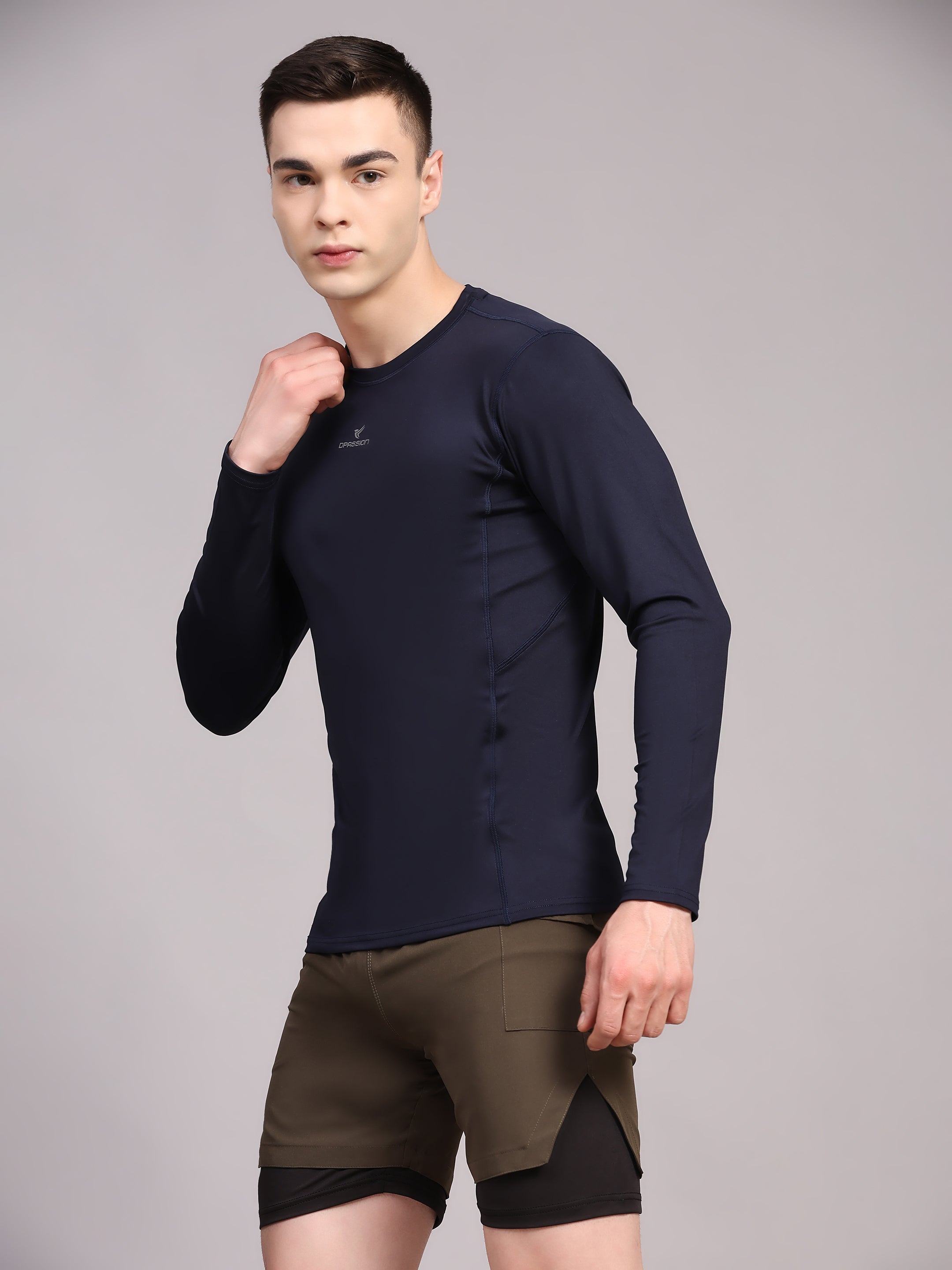 190 GSM 4 Way Lycra Compression T Shirt Wholesale - DPASSION.COM