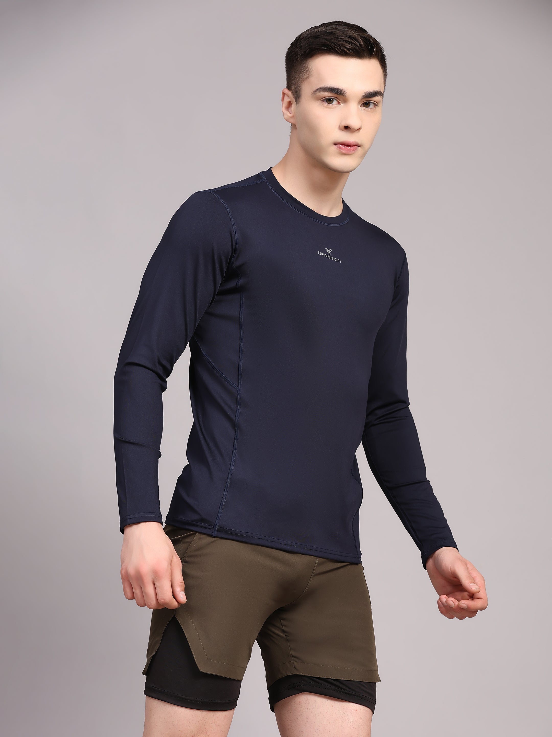 190 GSM 4 Way Lycra Compression T Shirt Wholesale - DPASSION.COM