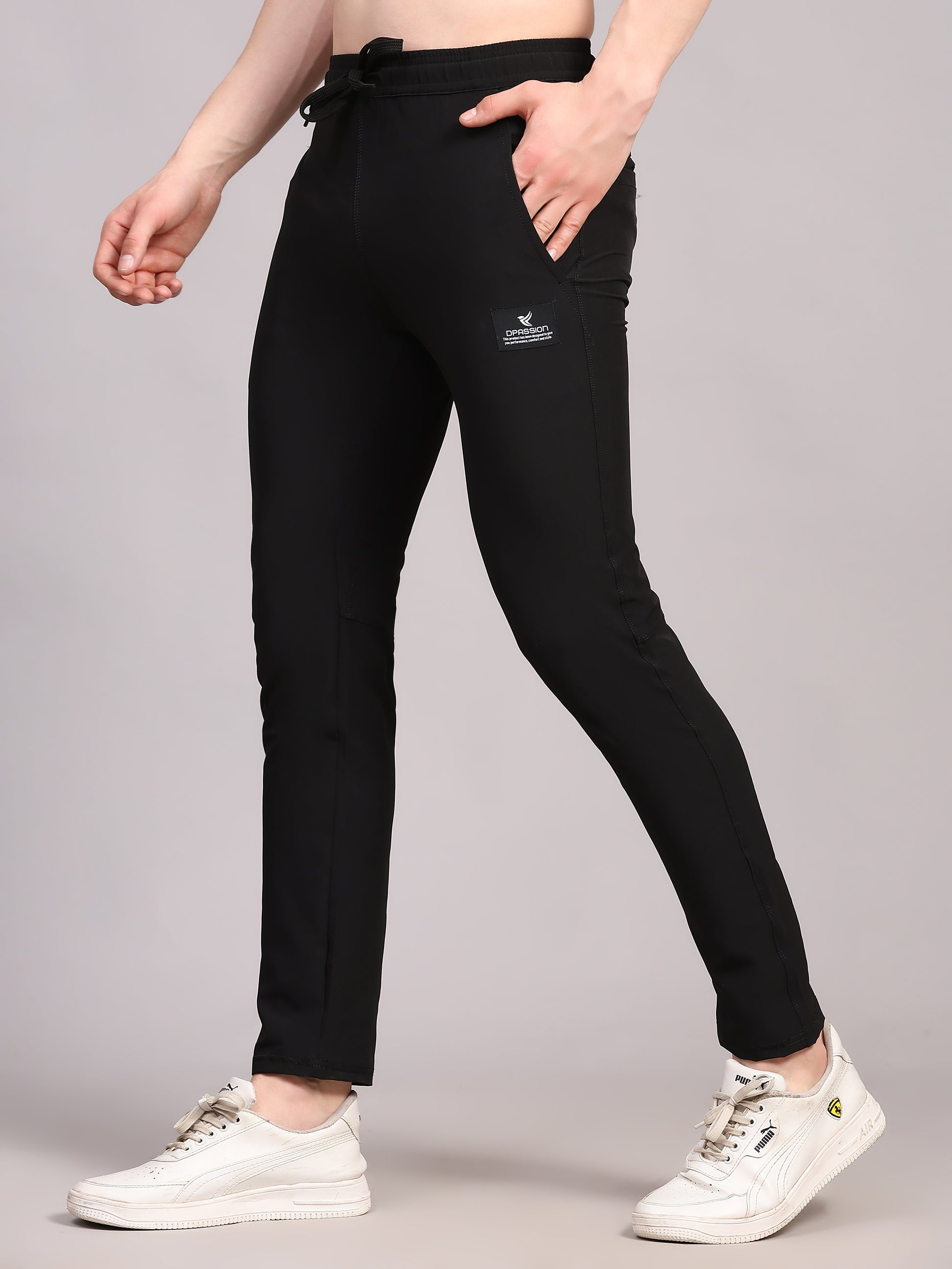 Mens Nylon Lycra 190 GSM Track Pants Bulk | Dpassion - DPASSION.COM