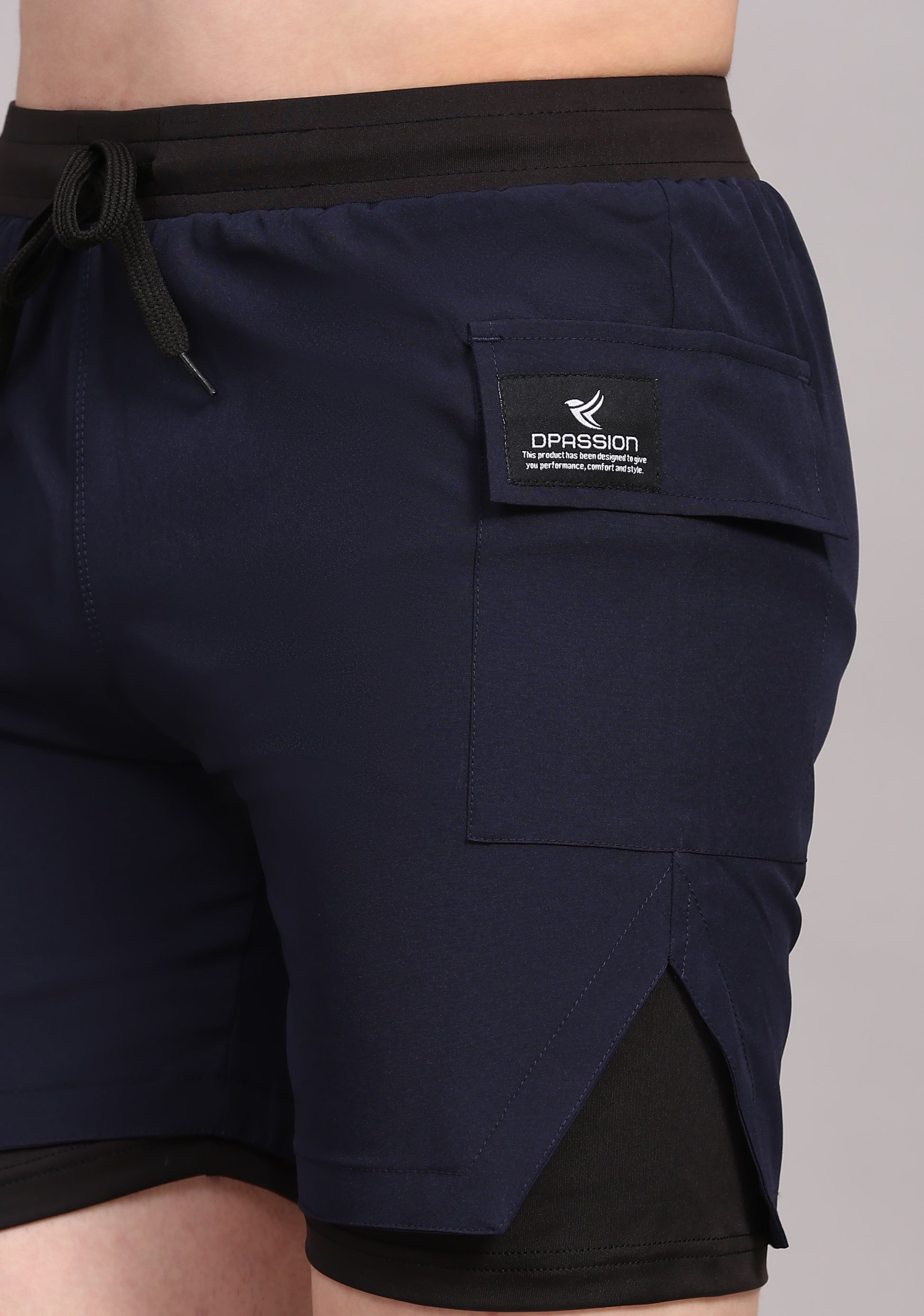 Men's 2-in-1 Stride Pro Shorts - DPASSION.COM