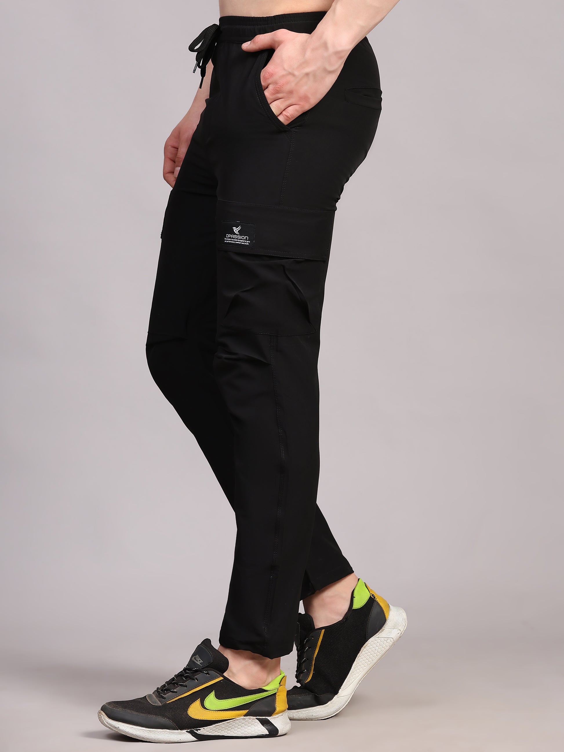 Mens Nylon Lycra 190 GSM Track Pants Bulk | Dpassion - DPASSION.COM