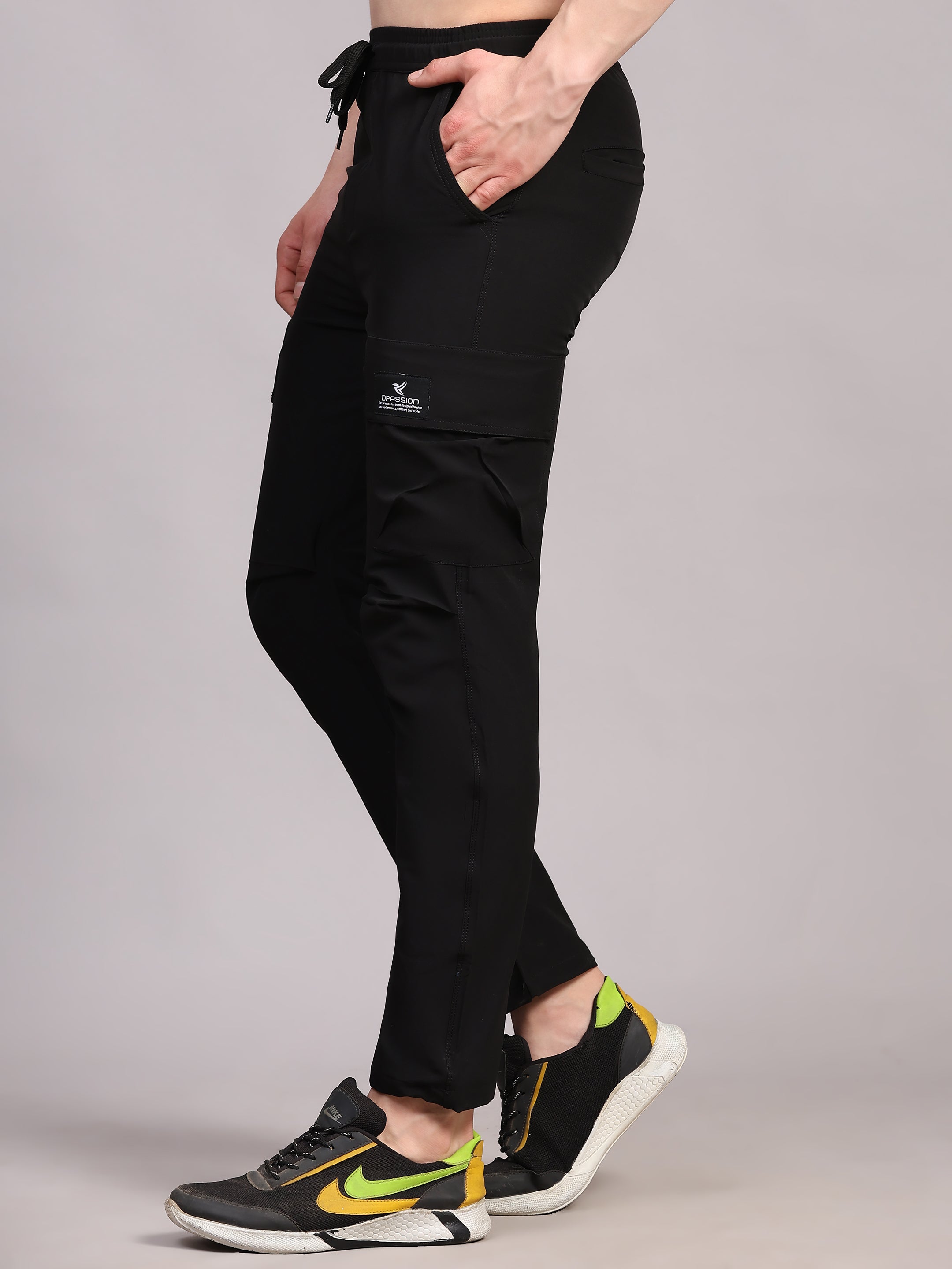 Mens Nylon Lycra 190 GSM Track Pants Bulk | Dpassion - DPASSION.COM