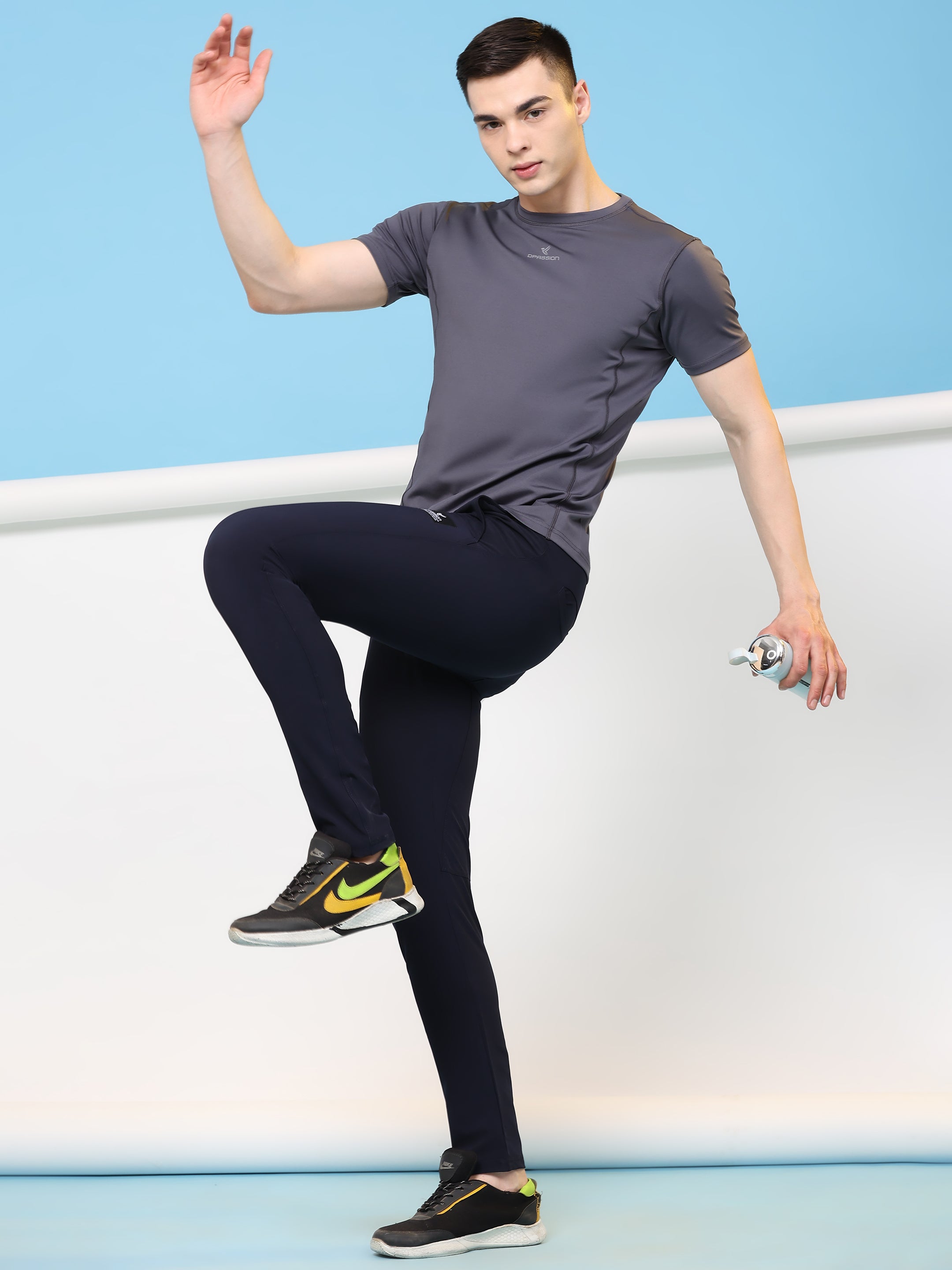 Mens Nylon Lycra 190 GSM Track Pants Bulk | Dpassion - DPASSION.COM