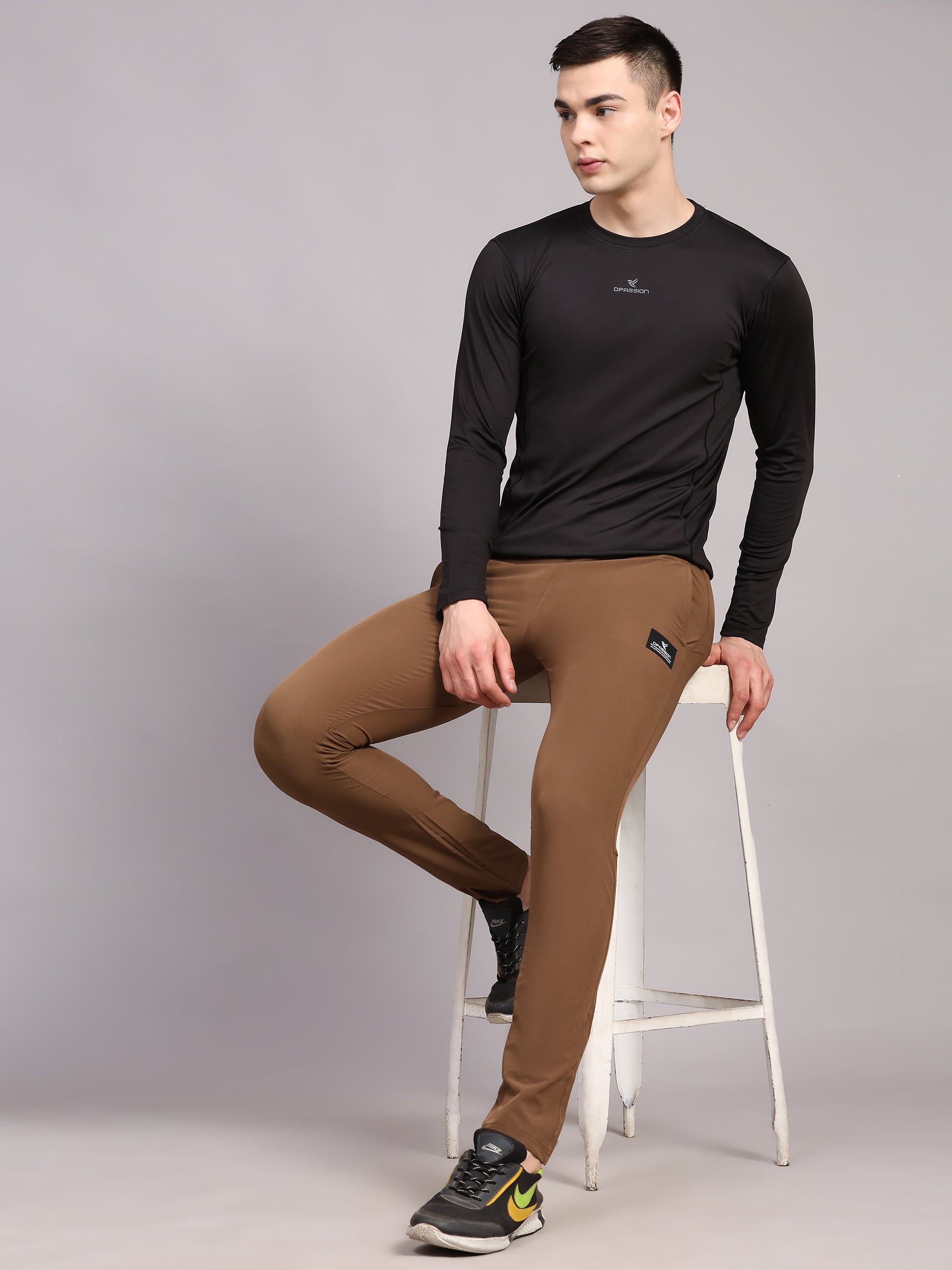 Mens Nylon Lycra 190 GSM Track Pants Bulk | Dpassion - DPASSION.COM