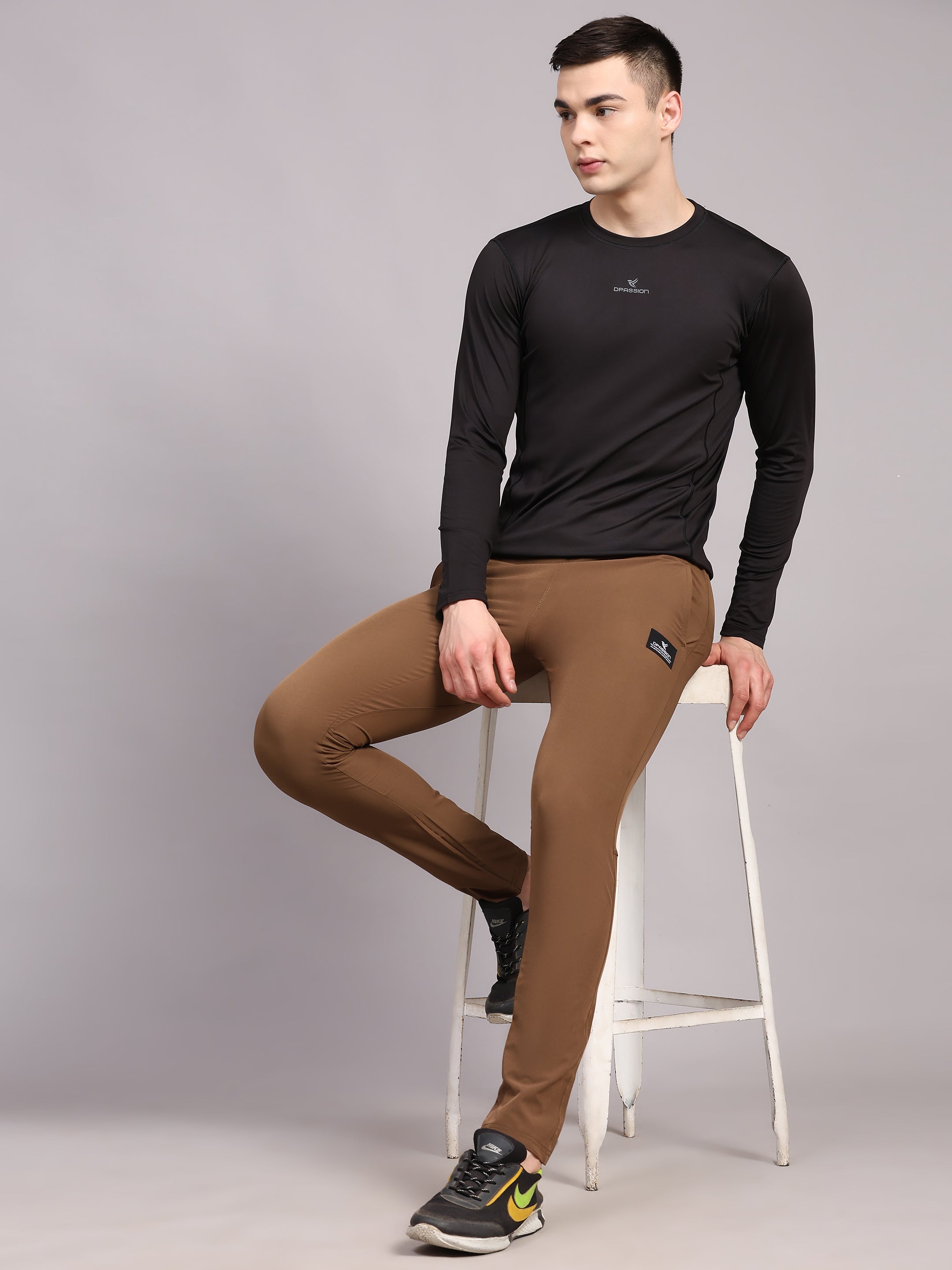 Mens Nylon Lycra 190 GSM Track Pants Bulk | Dpassion - DPASSION.COM