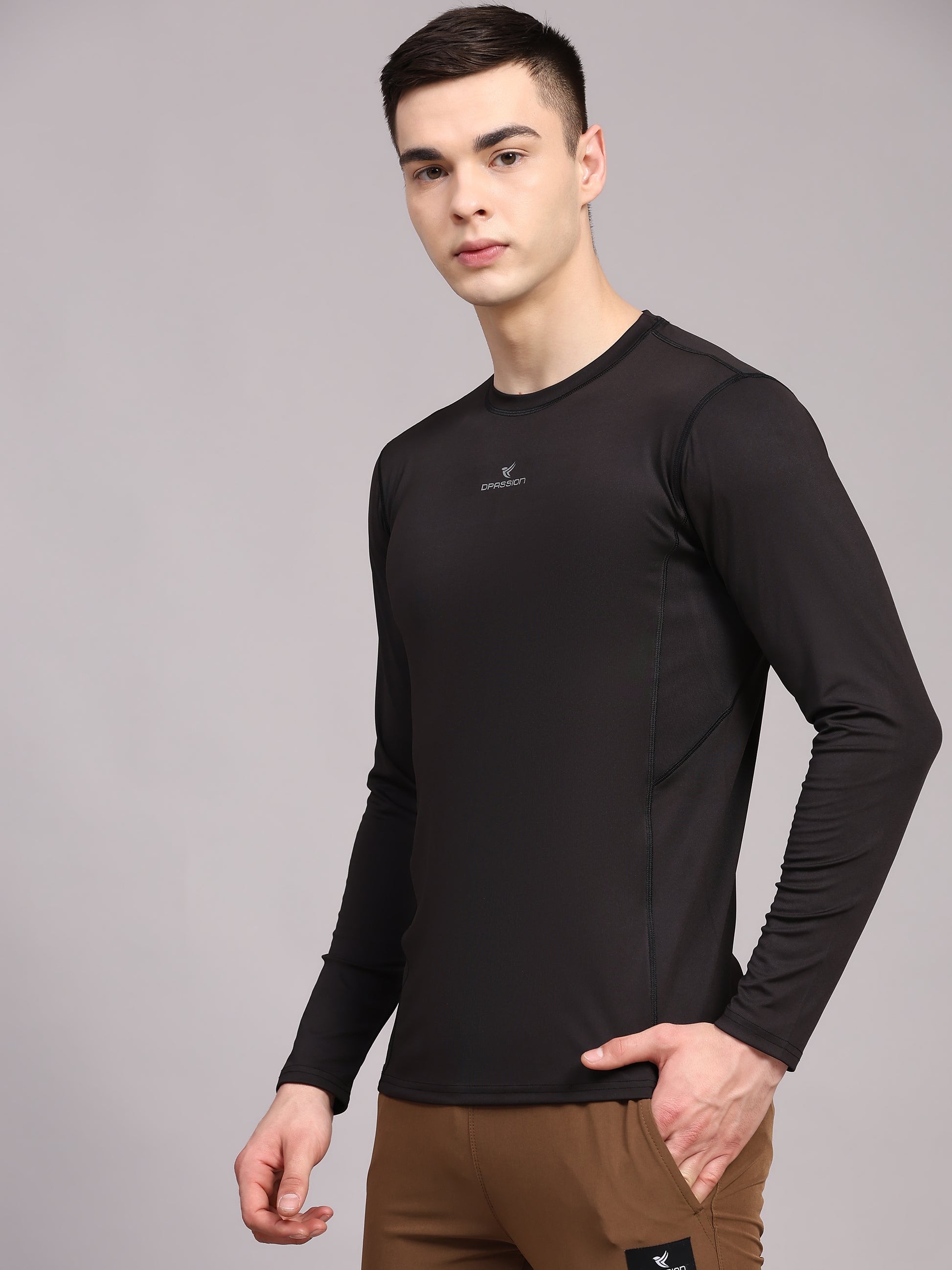 190 GSM 4 Way Lycra Compression T Shirt Wholesale - DPASSION.COM