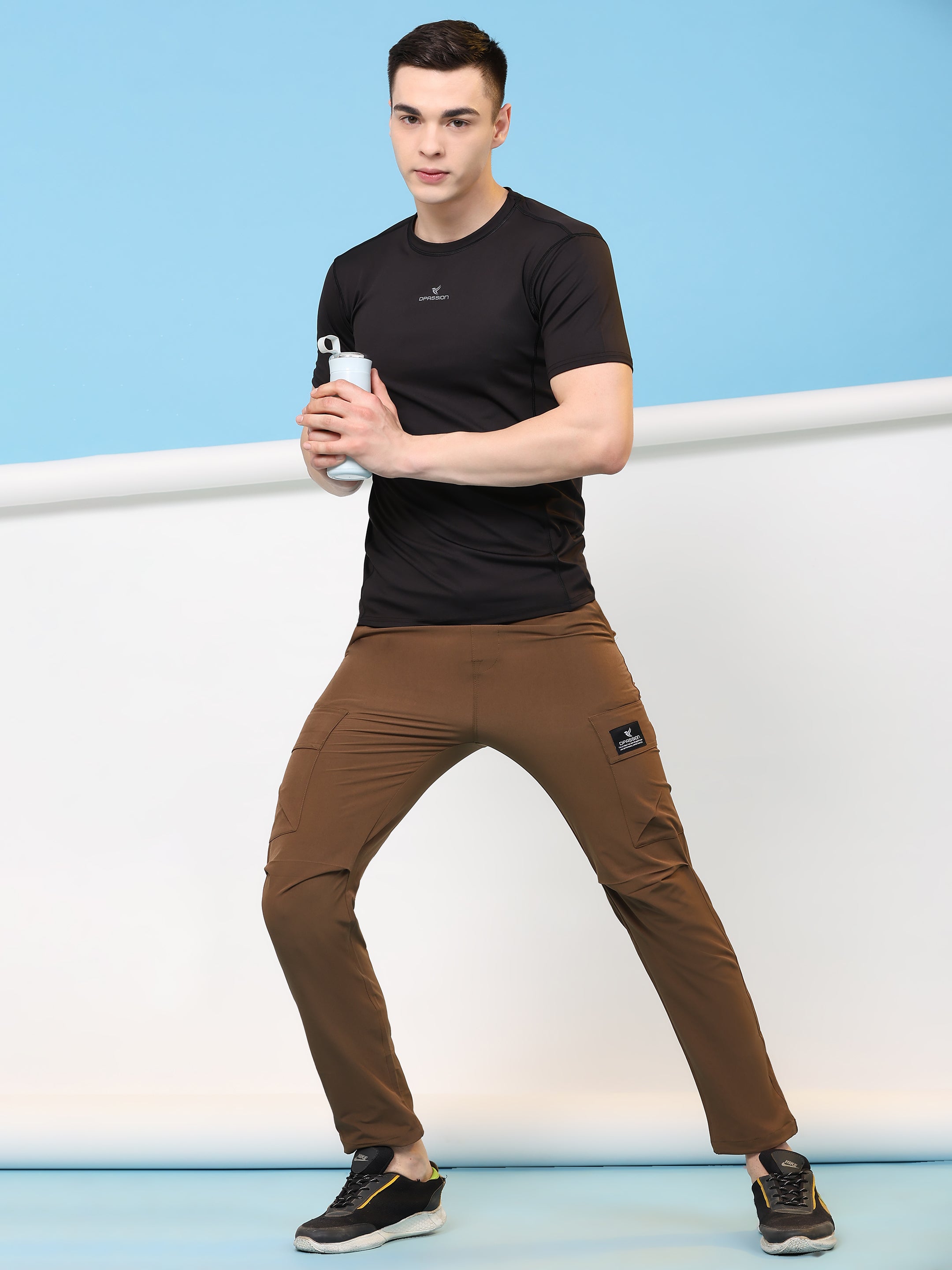 Mens Nylon Lycra 190 GSM Track Pants Bulk | Dpassion - DPASSION.COM