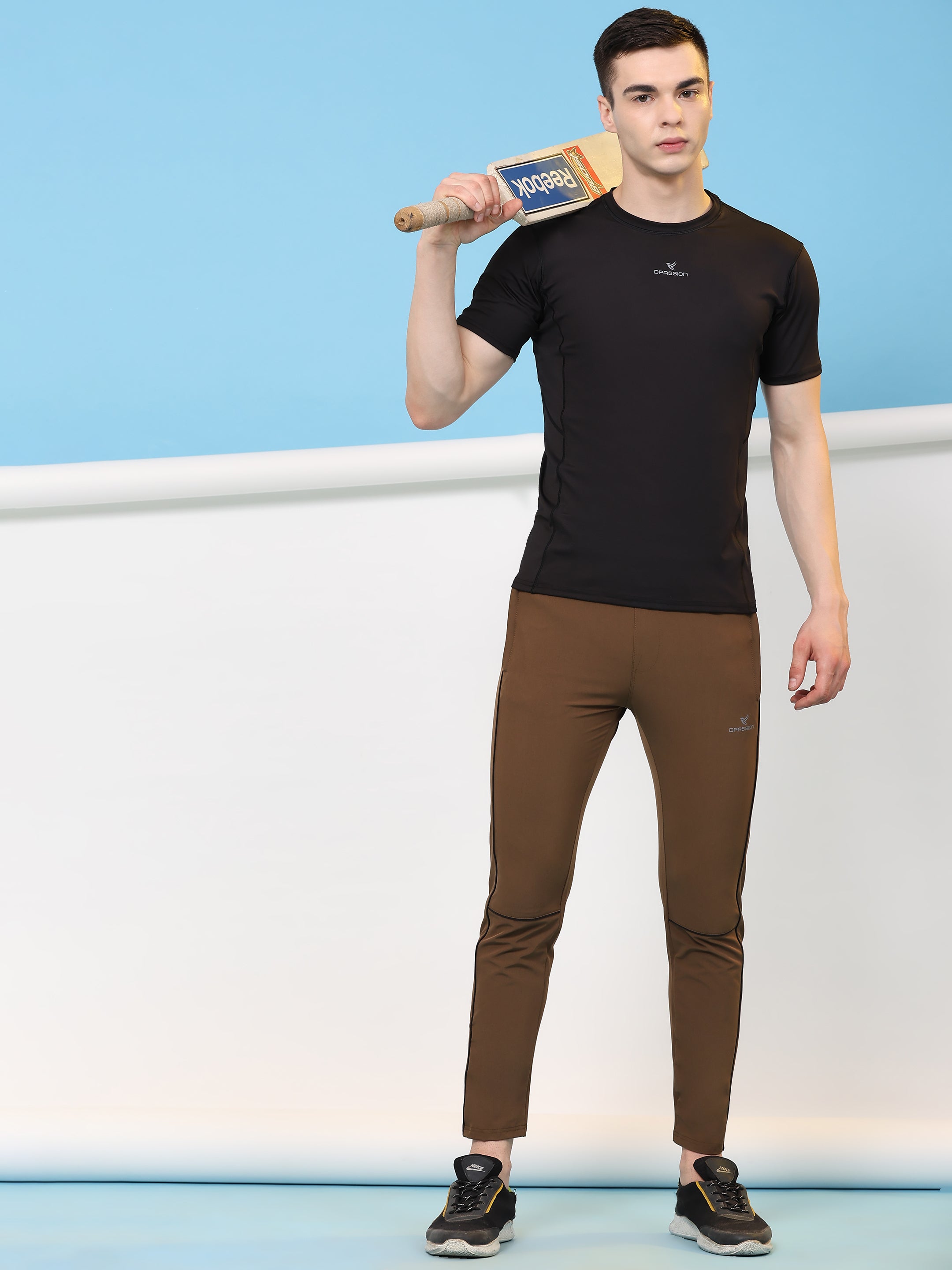 Mens Nylon Lycra 190 GSM Track Pants Bulk | Dpassion - DPASSION.COM