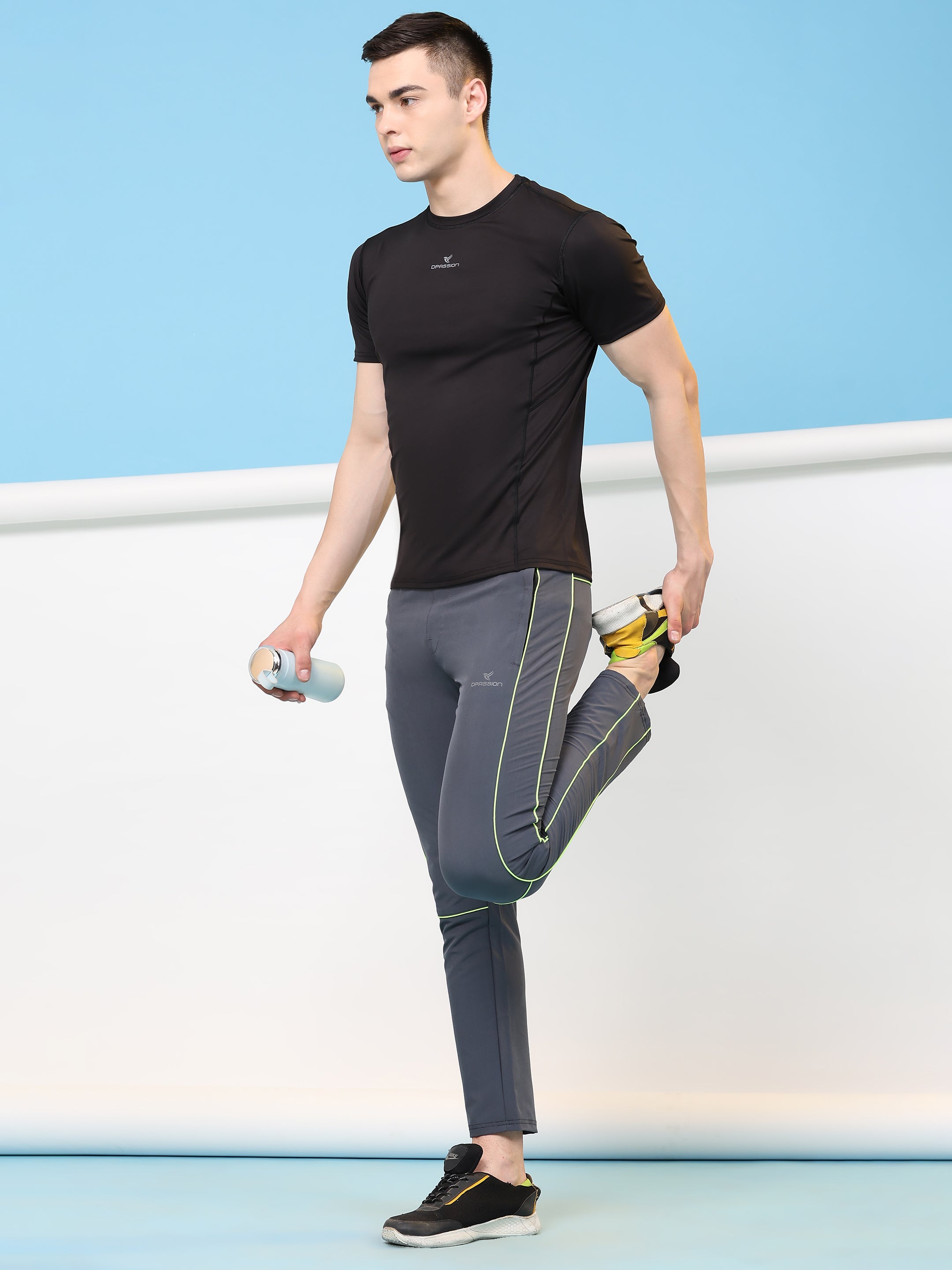 Mens Nylon Lycra 190 GSM Track Pants Bulk | Dpassion - DPASSION.COM