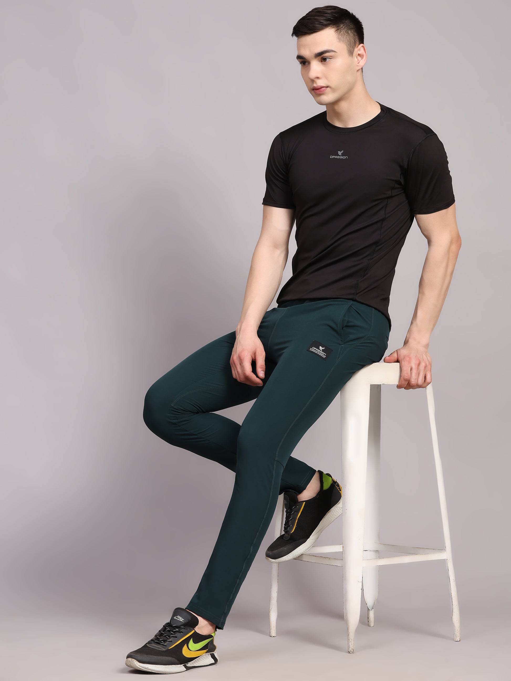 Mens Nylon Lycra 190 GSM Track Pants Bulk | Dpassion - DPASSION.COM