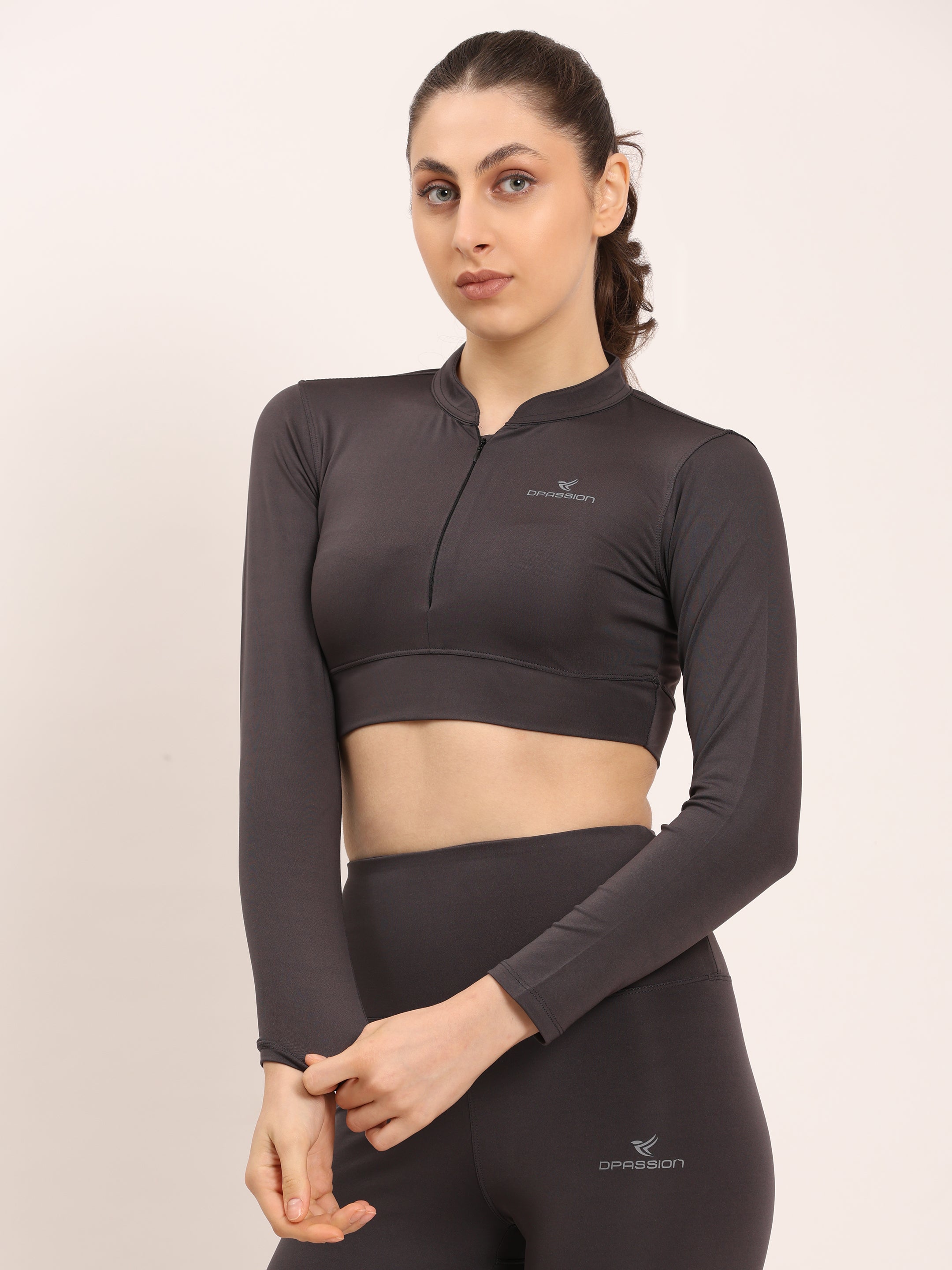 Women's Apex Full-Sleeve Performance Crop - DPASSION.COM