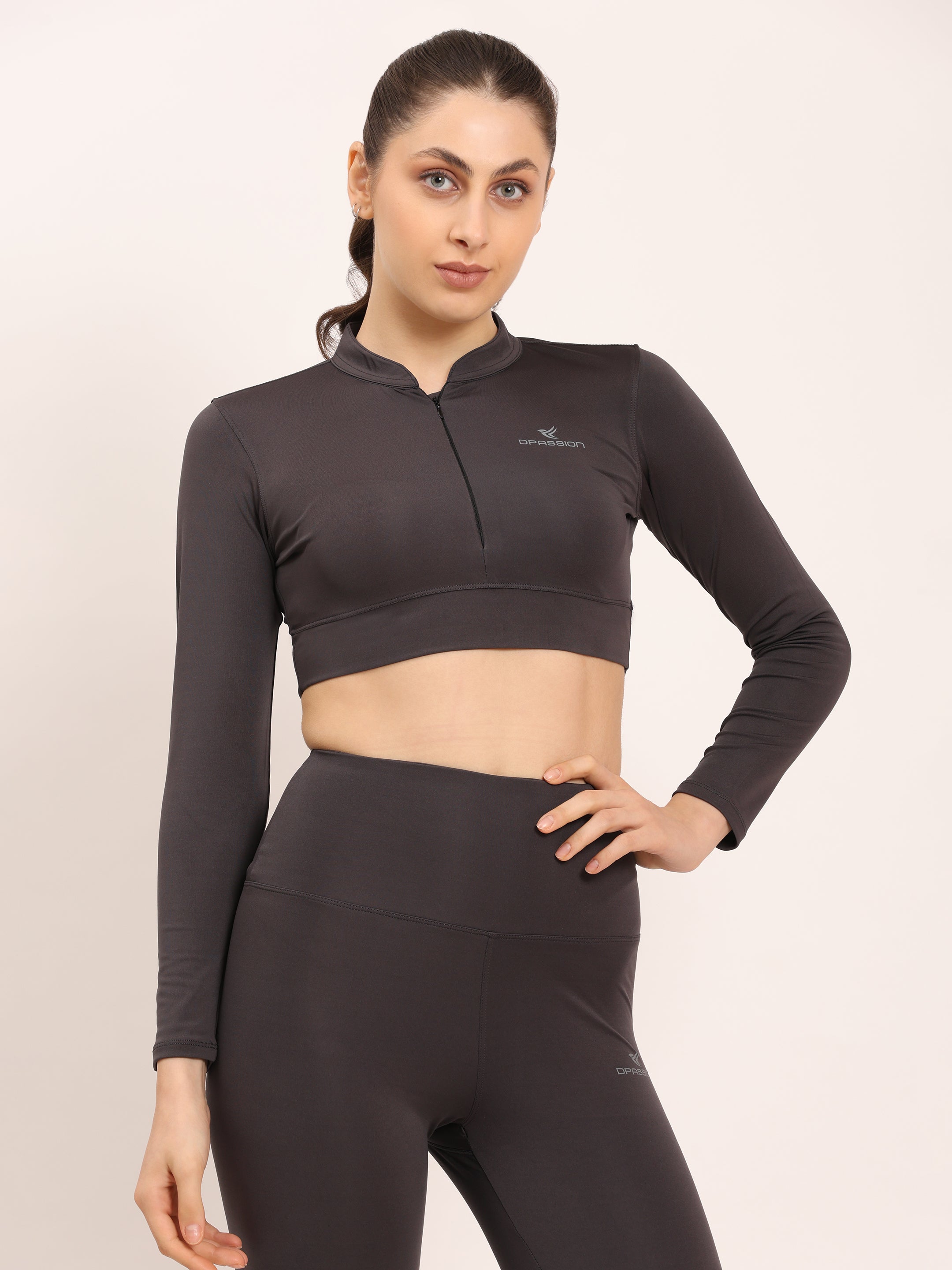 Women's Apex Full-Sleeve Performance Crop - DPASSION.COM