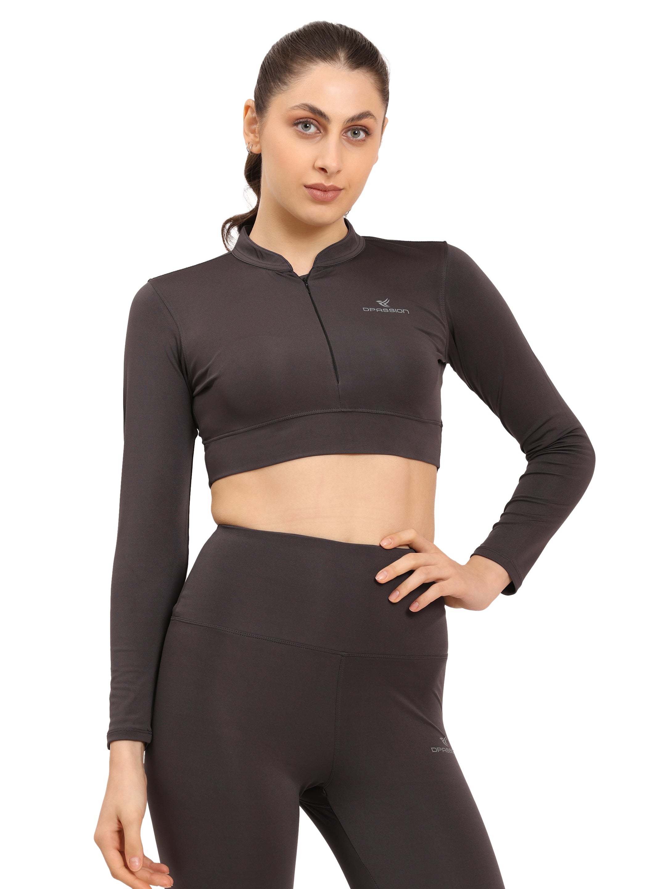 Women's Apex Full-Sleeve Performance Crop - DPASSION.COM