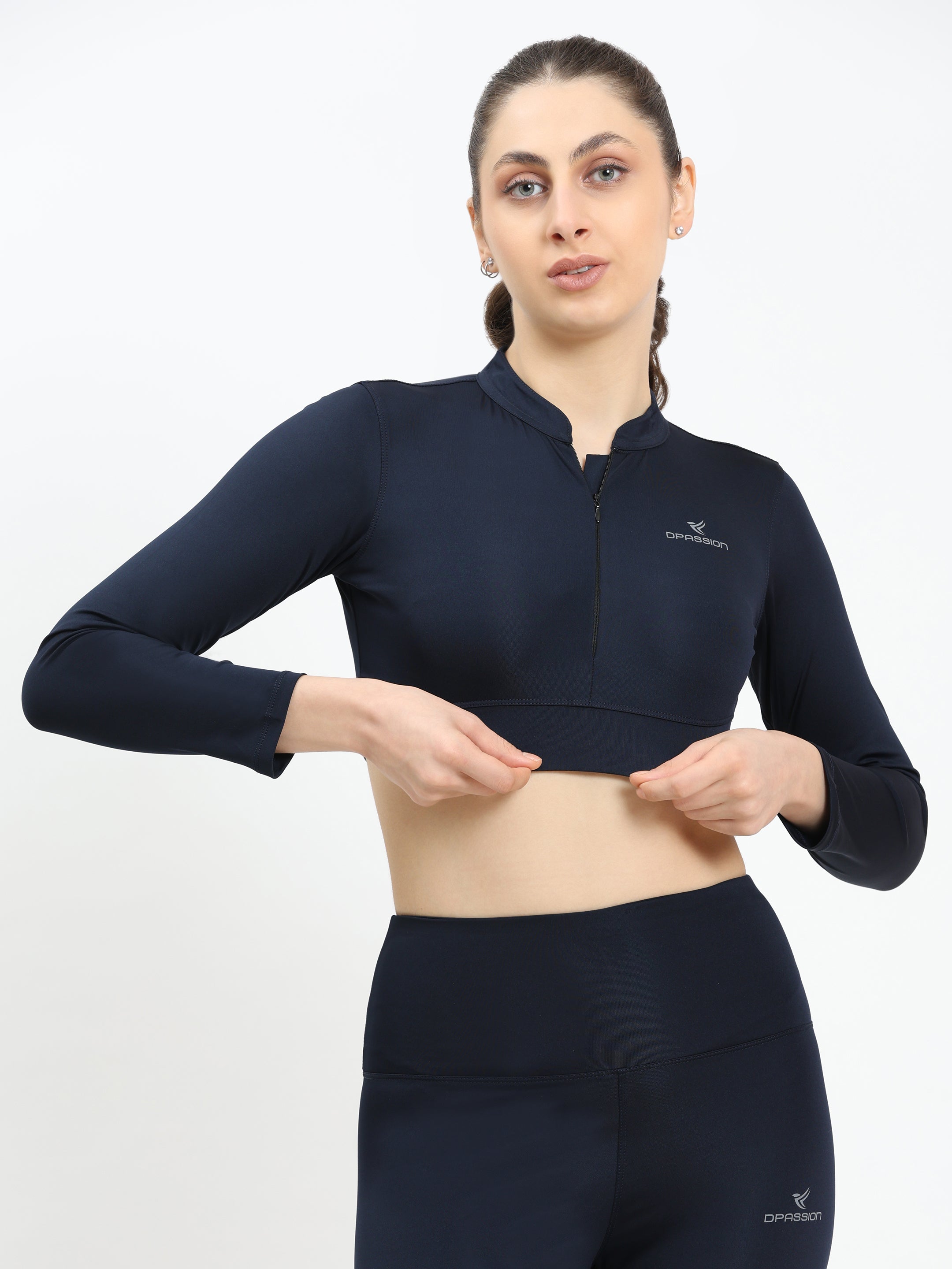 Women's Apex Full-Sleeve Performance Crop - DPASSION.COM