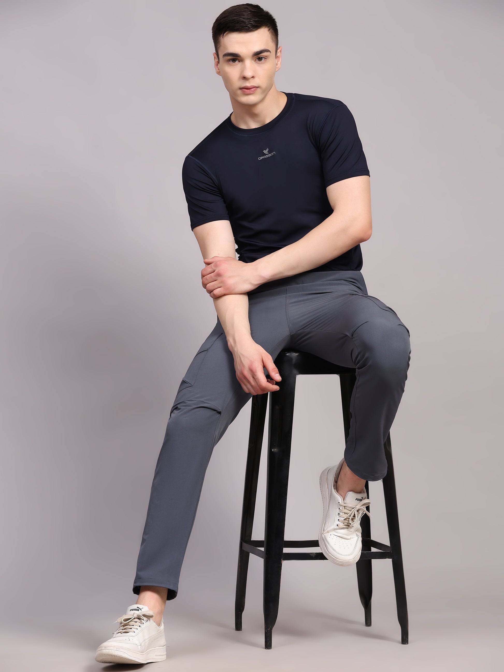 Mens Nylon Lycra 190 GSM Track Pants Bulk | Dpassion - DPASSION.COM