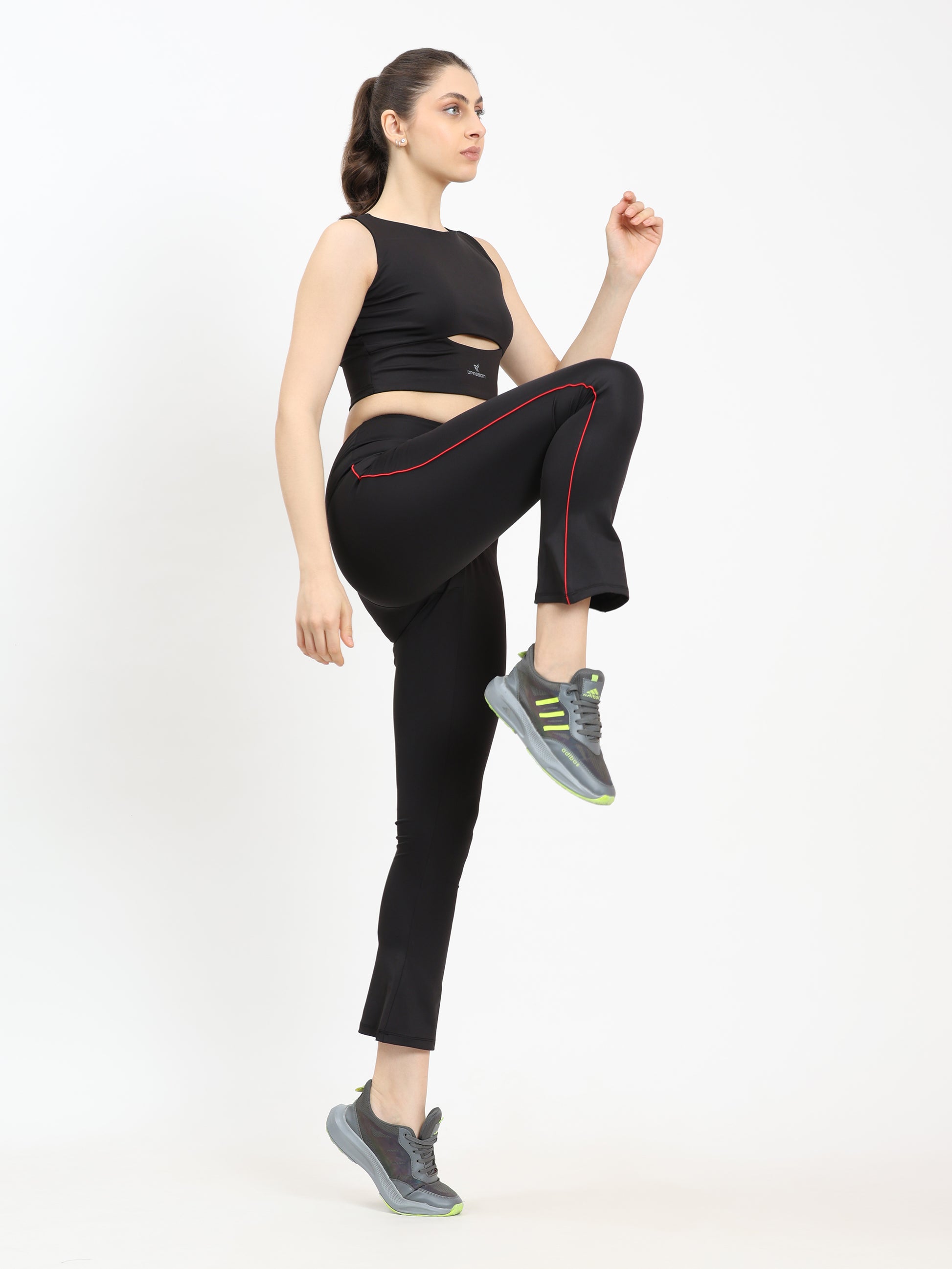 Women's Squat-Proof Training Tights | Opaque 250 GSM 4-Way Lycra - DPASSION.COM