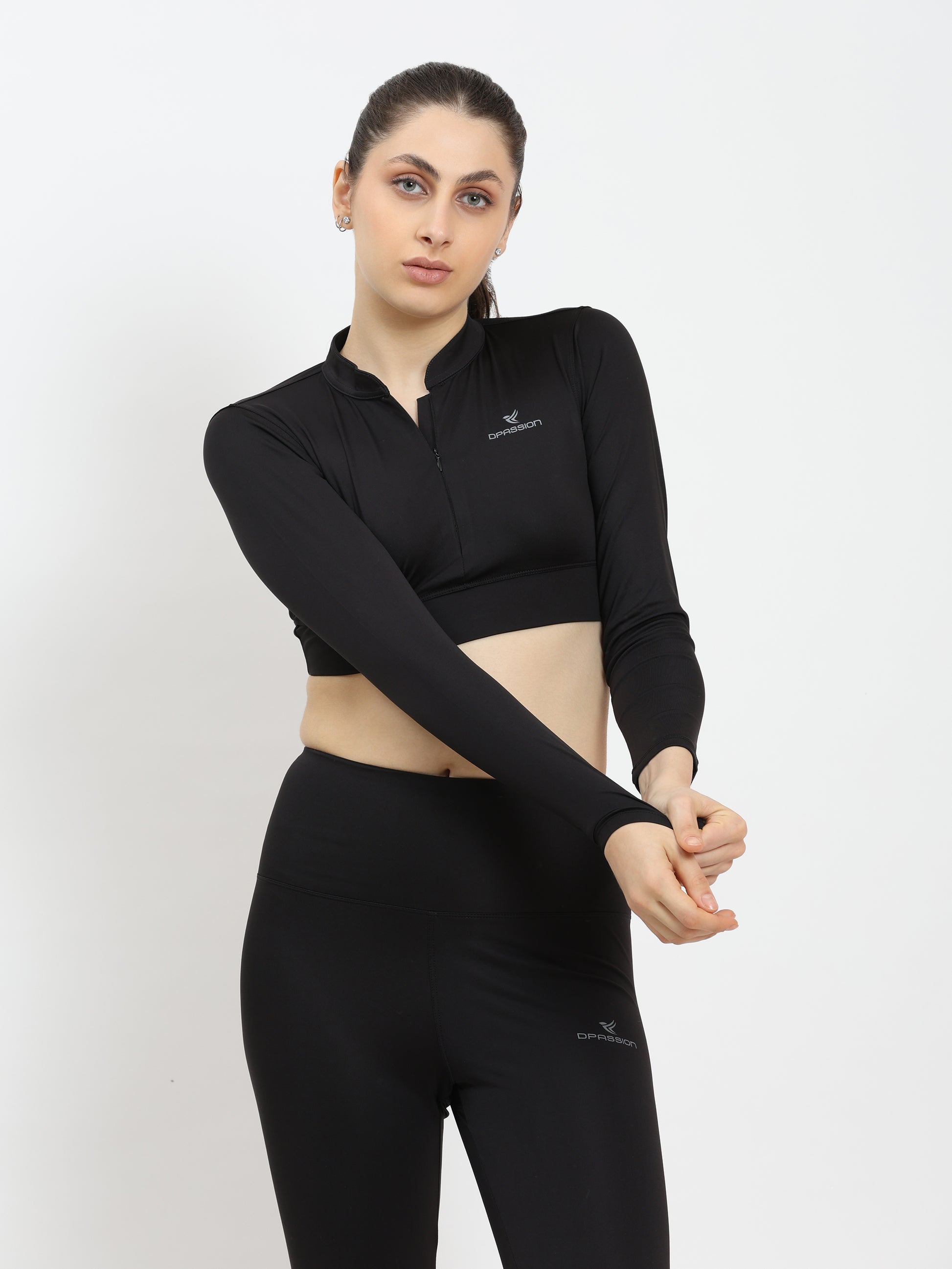 Women's Apex Full-Sleeve Performance Crop - DPASSION.COM