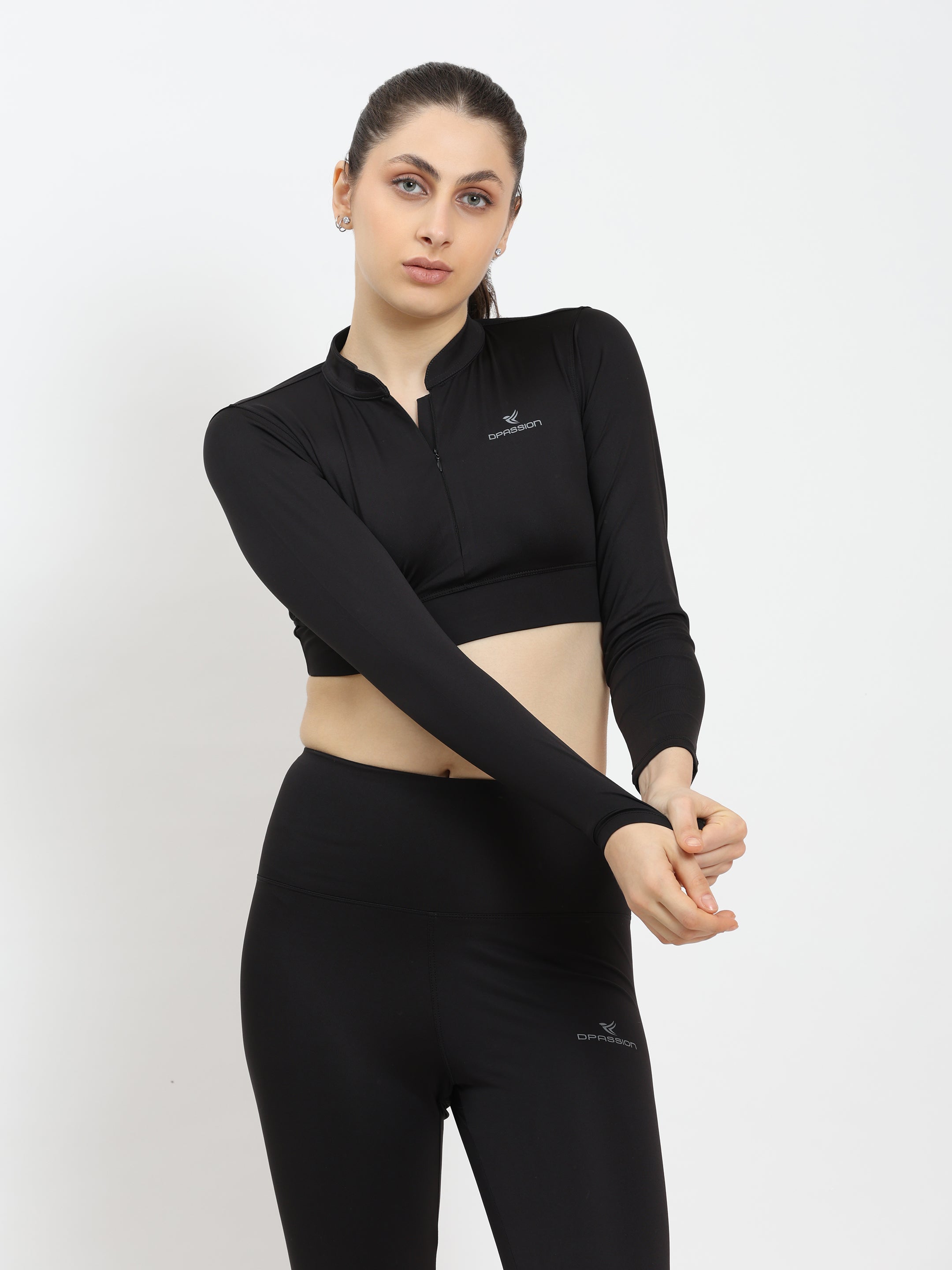 Women's Apex Full-Sleeve Performance Crop - DPASSION.COM