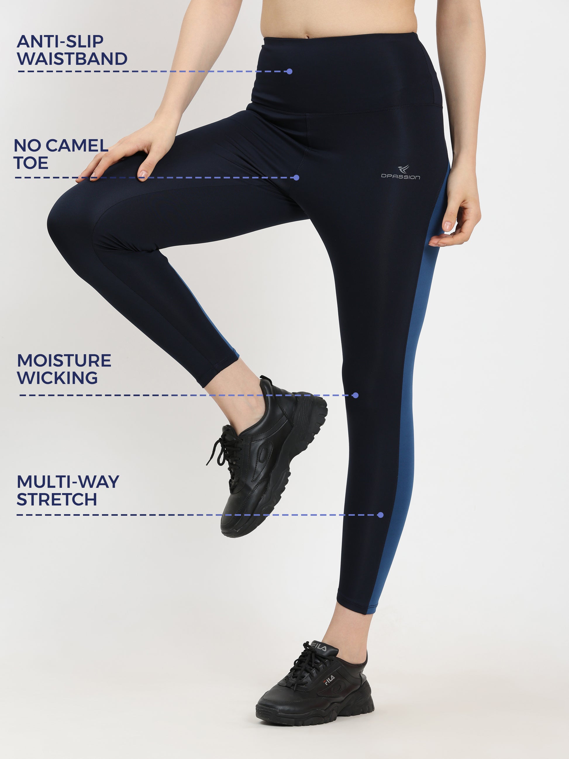 Womens 250 GSM Tights Wholesale India | 4 Way Lycra - DPASSION.COM