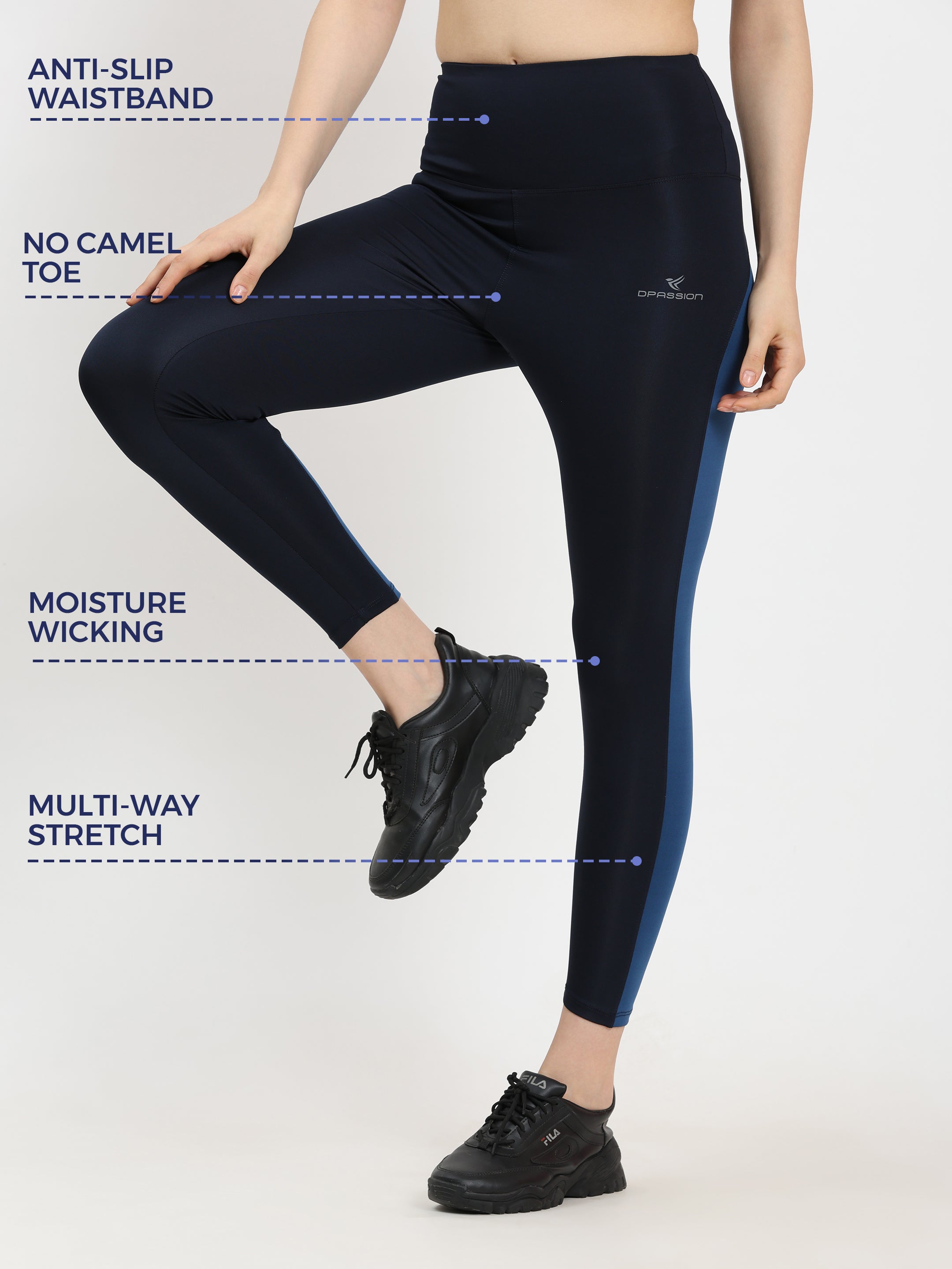 Womens 250 GSM Tights Wholesale India | 4 Way Lycra - DPASSION.COM
