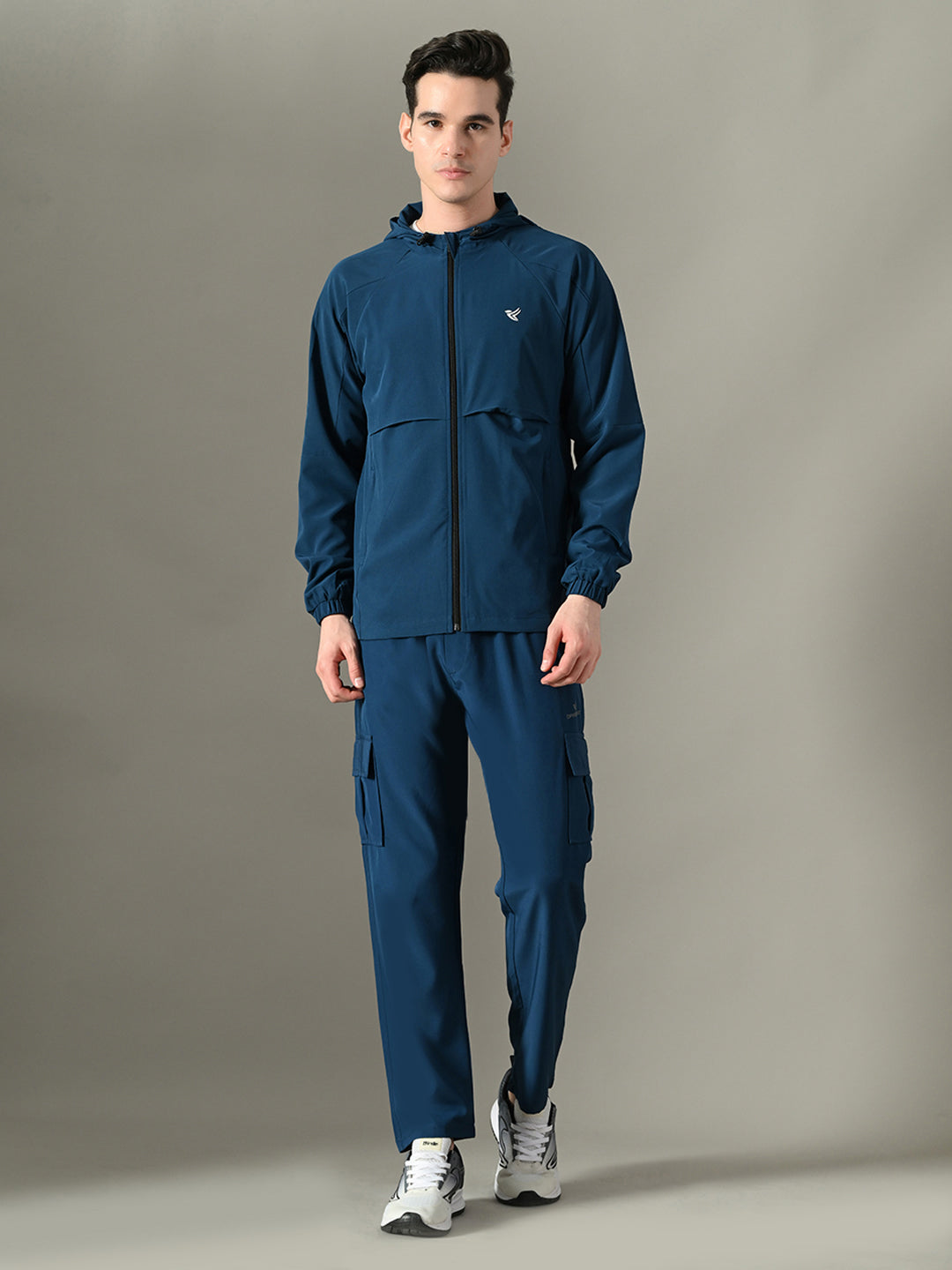 Men's Athletic Tracksuit Set - Sports Jacket & Cargo Pants - DPASSION.COM