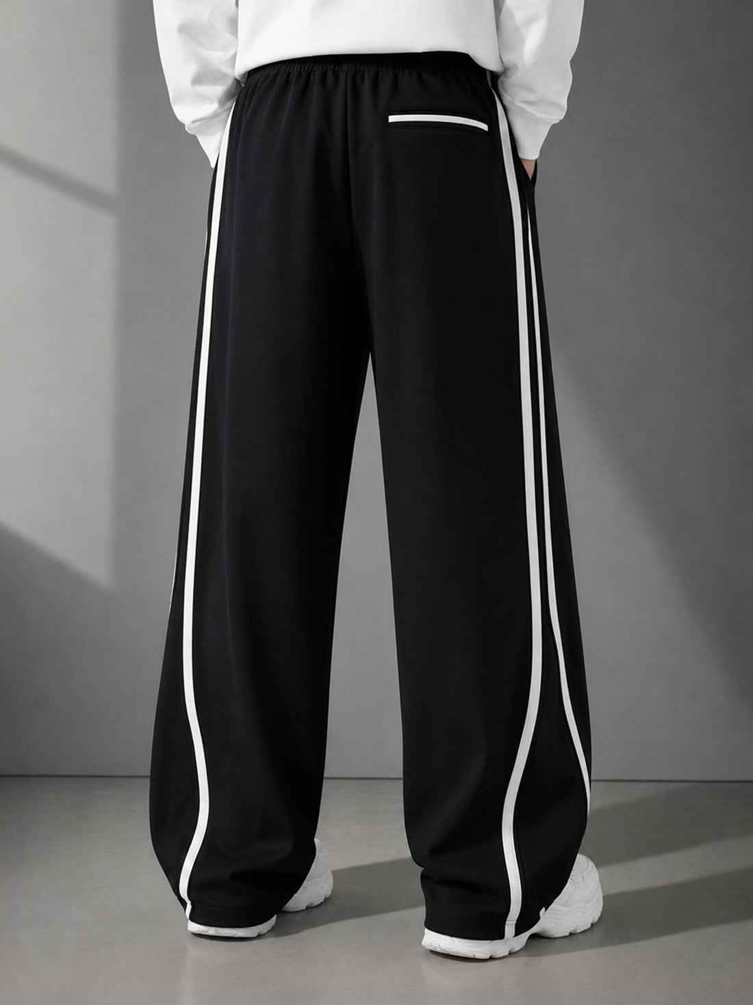 Dpassion Men's Oversized Wide Leg Track Pants | Sportswear Manufacturer
