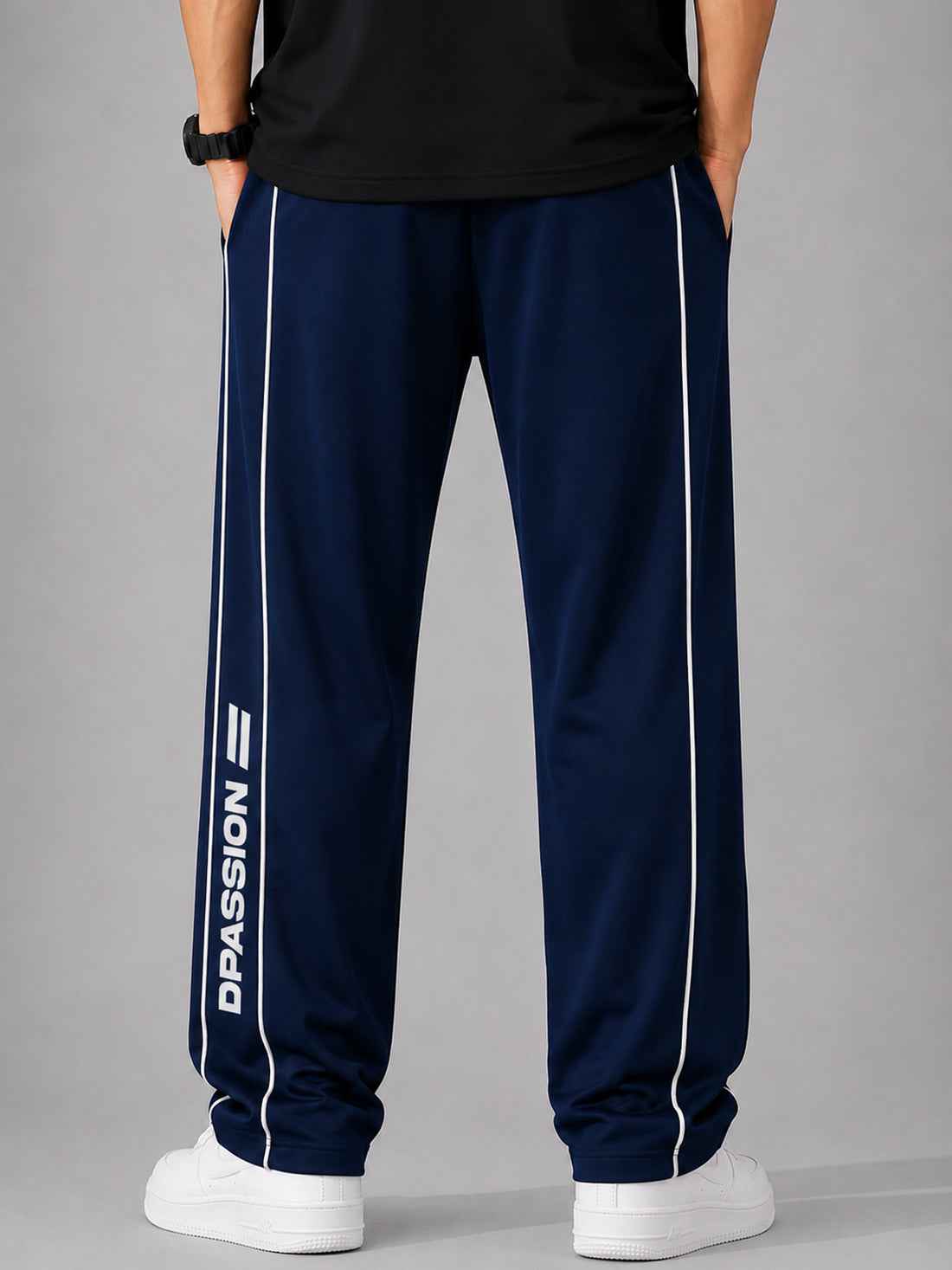 Dpassion Men's Oversized Wide Leg Track Pants | Activewear Manufacturer India