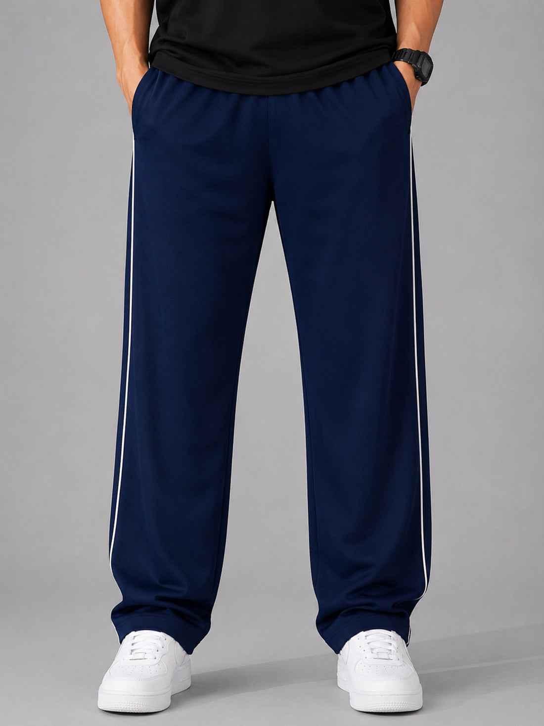 Dpassion Men's Oversized Wide Leg Track Pants | Activewear Manufacturer India