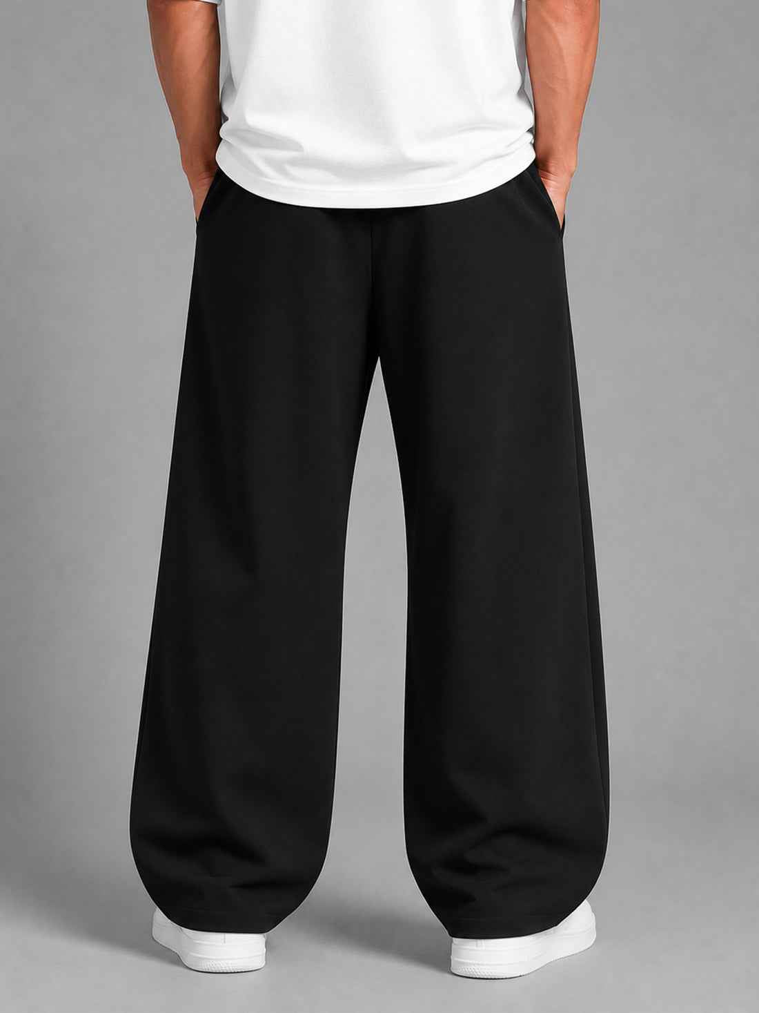 Dpassion Men's Oversized Wide Leg Track Pants | Wholesale Manufacturer India