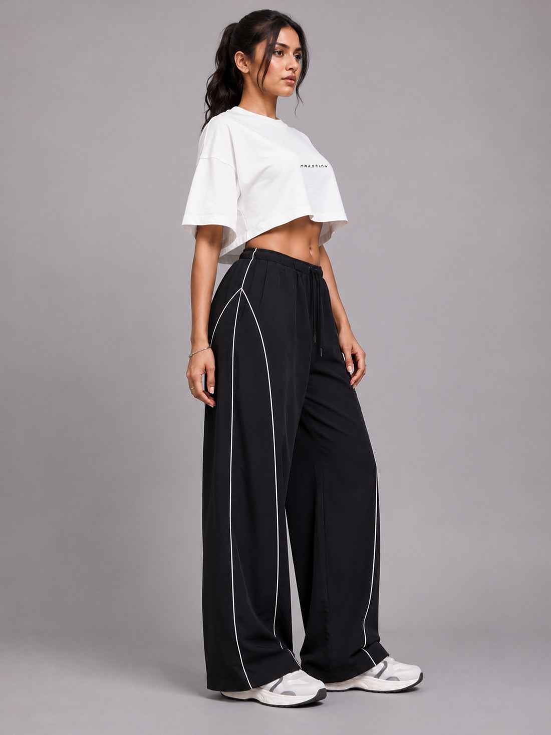 Dpassion Women's Wide Leg Track Pants | Sportswear Manufacturer