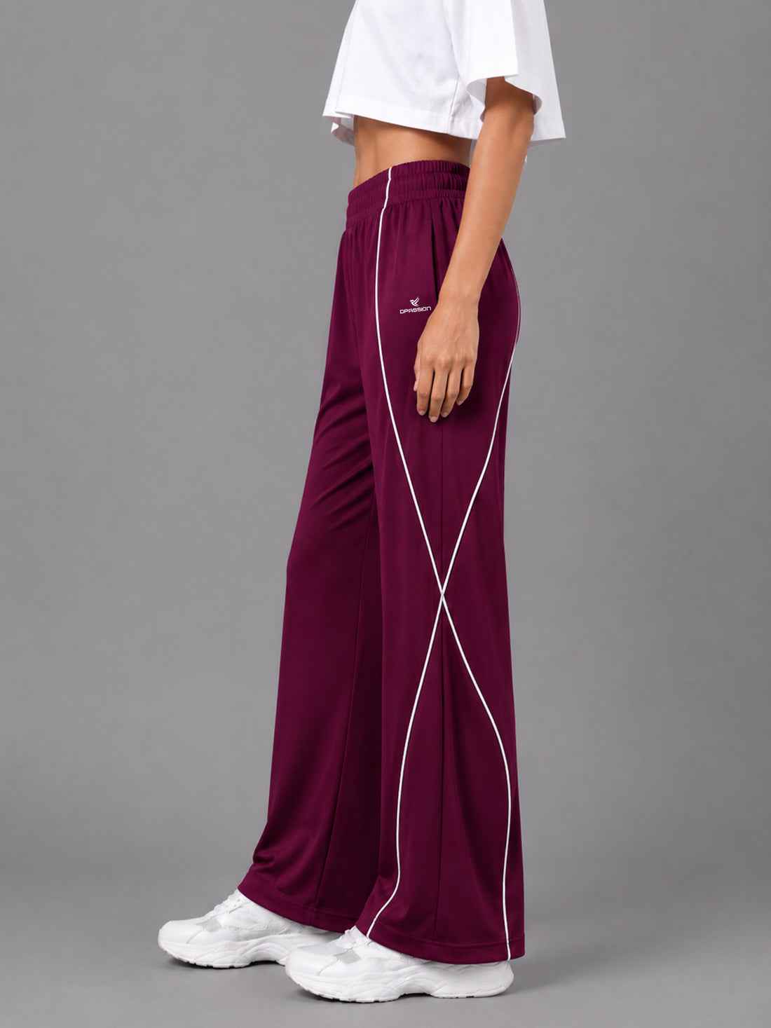 Dpassion Women's Wide Leg Track Pants | Sportswear Manufacturer