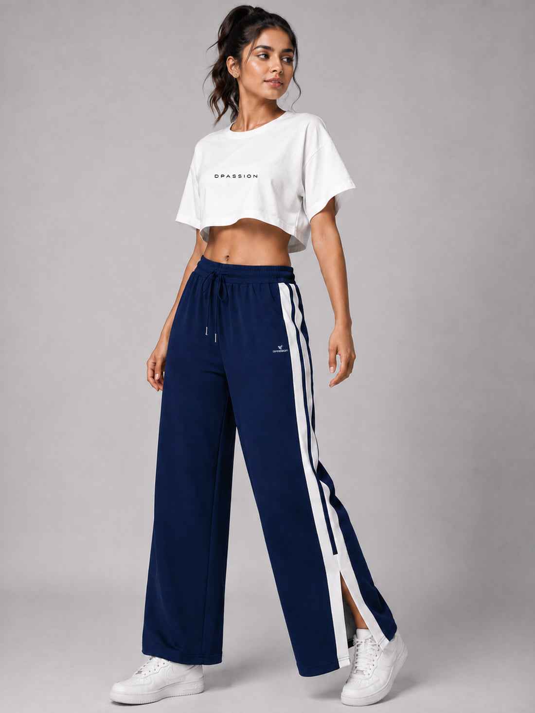 Dpassion Women's Wide Leg Track Pants | Sportswear Manufacturer