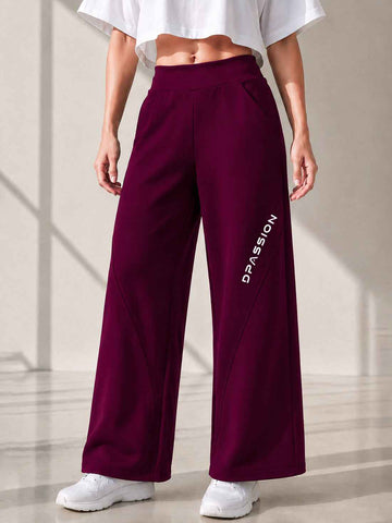 Dpassion Women's Wide Leg Track Pants | Sportswear Manufacturer