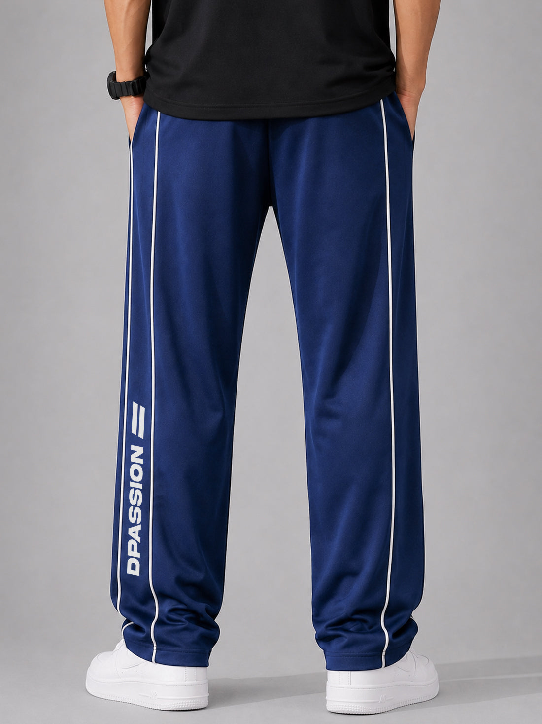 Dpassion Men's Oversized Wide Leg Track Pants | Activewear Manufacturer India