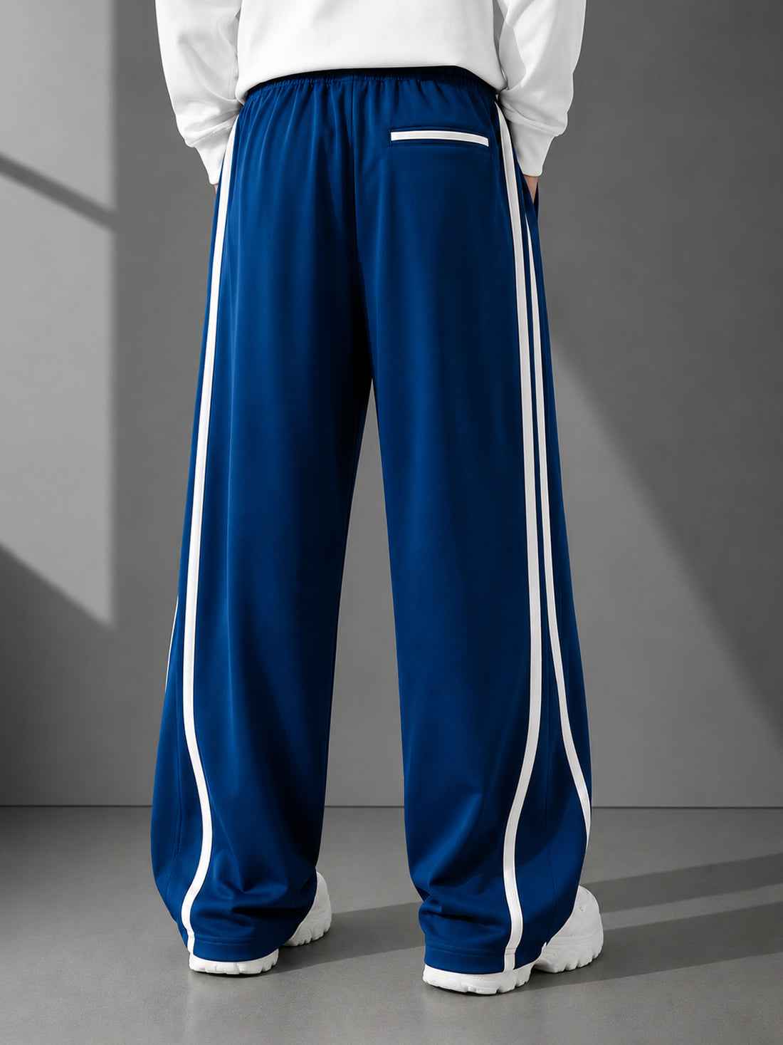 Dpassion Men's Oversized Wide Leg Track Pants | Sportswear Manufacturer