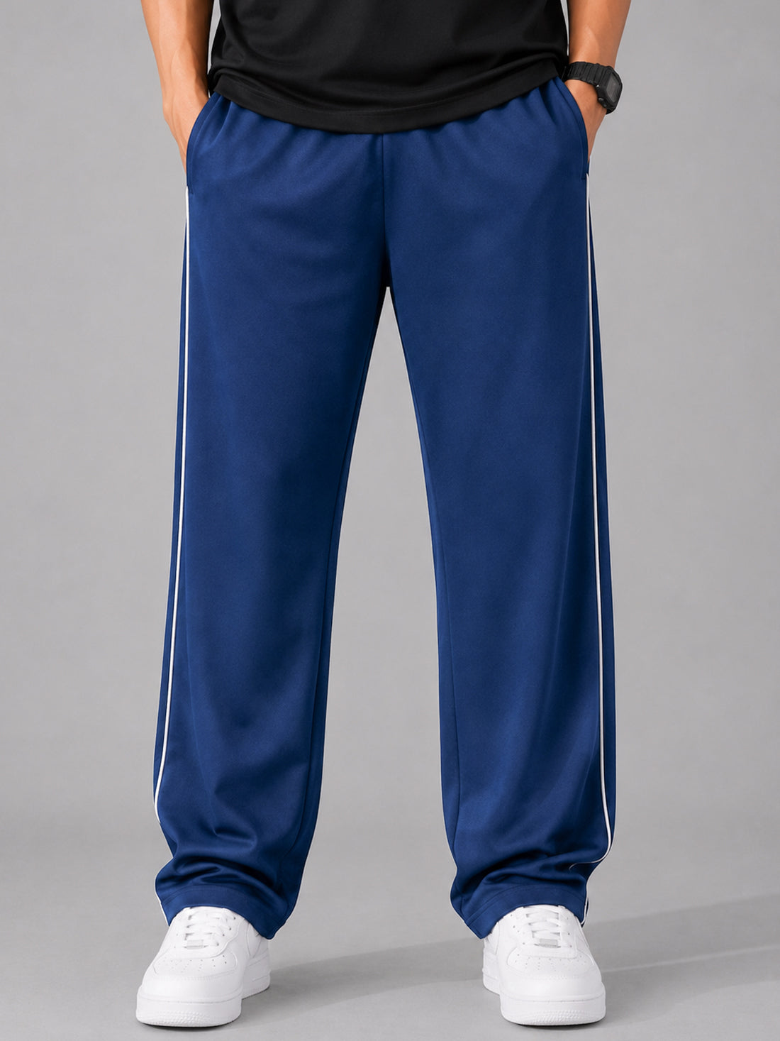 Dpassion Men's Oversized Wide Leg Track Pants | Activewear Manufacturer India